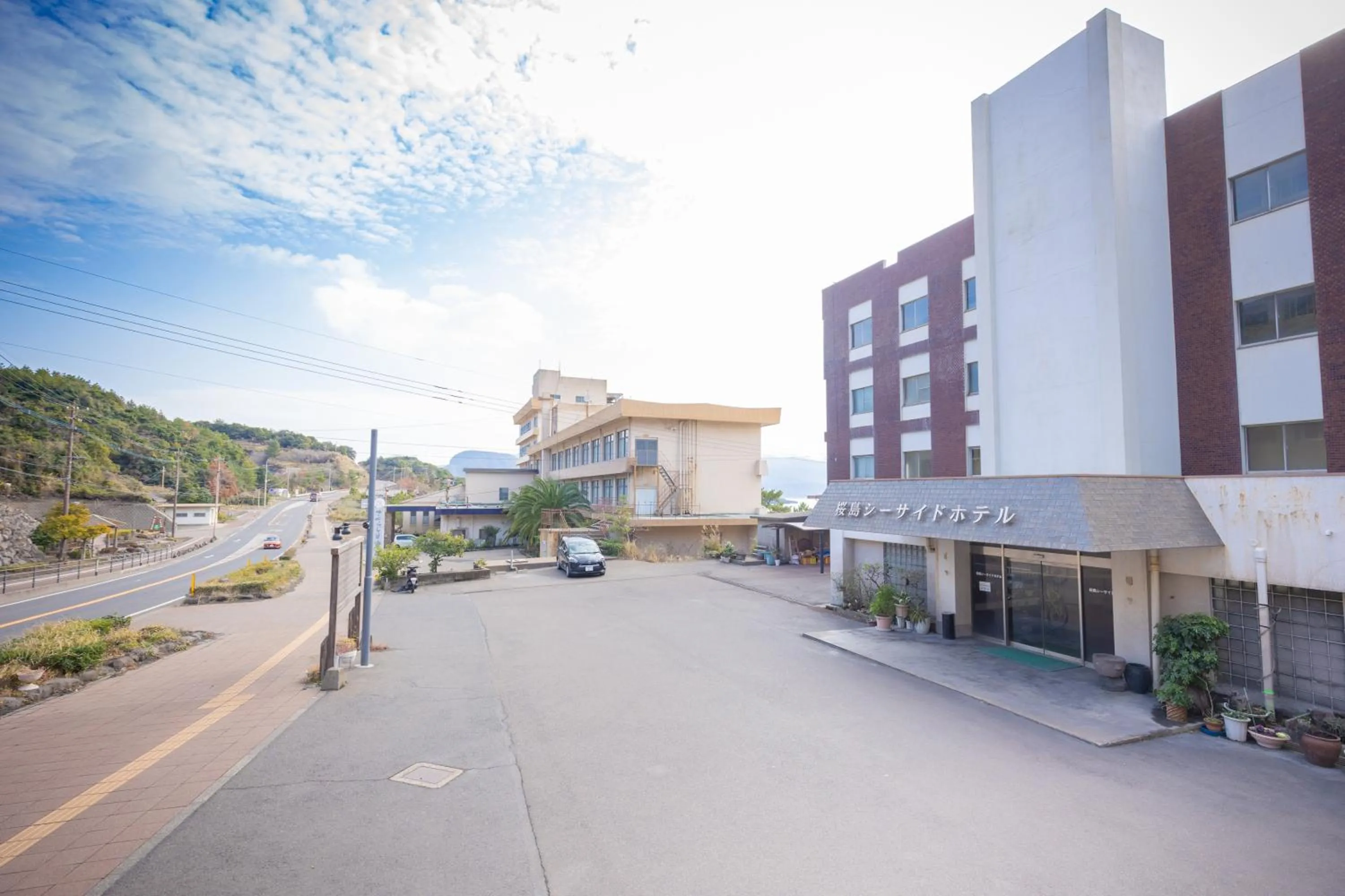 Property building in Sakurajima Seaside Hotel