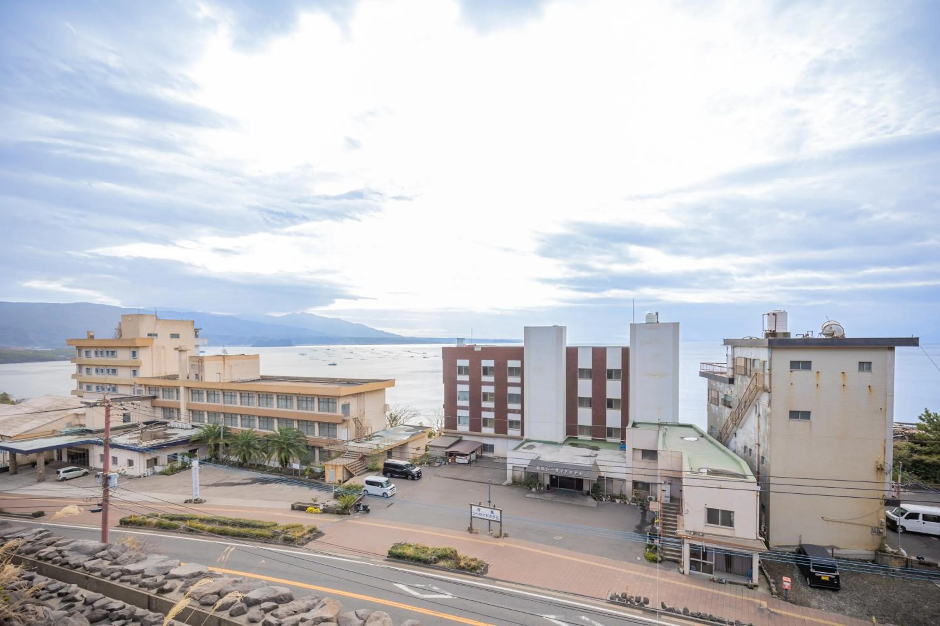 Property building in Sakurajima Seaside Hotel