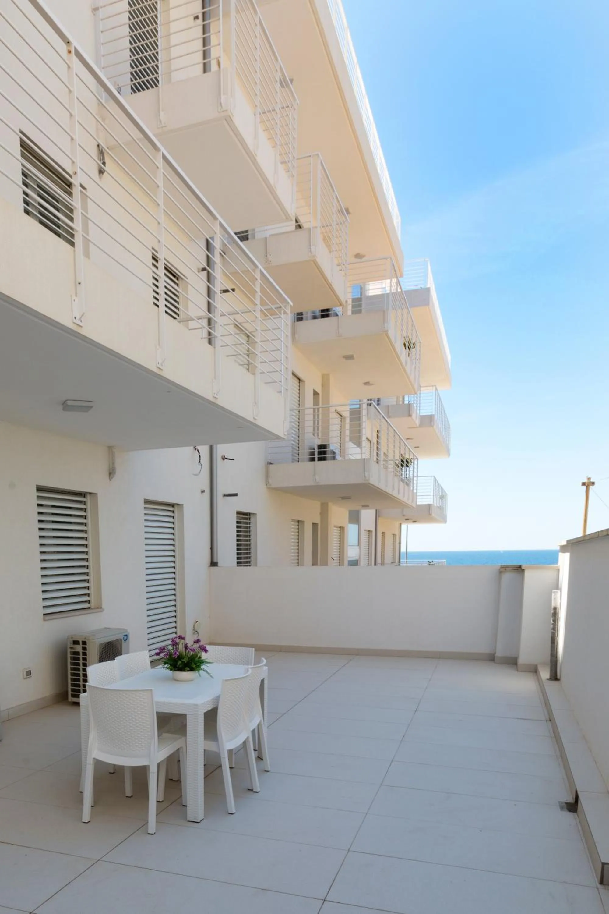 Patio in Spuma di mare