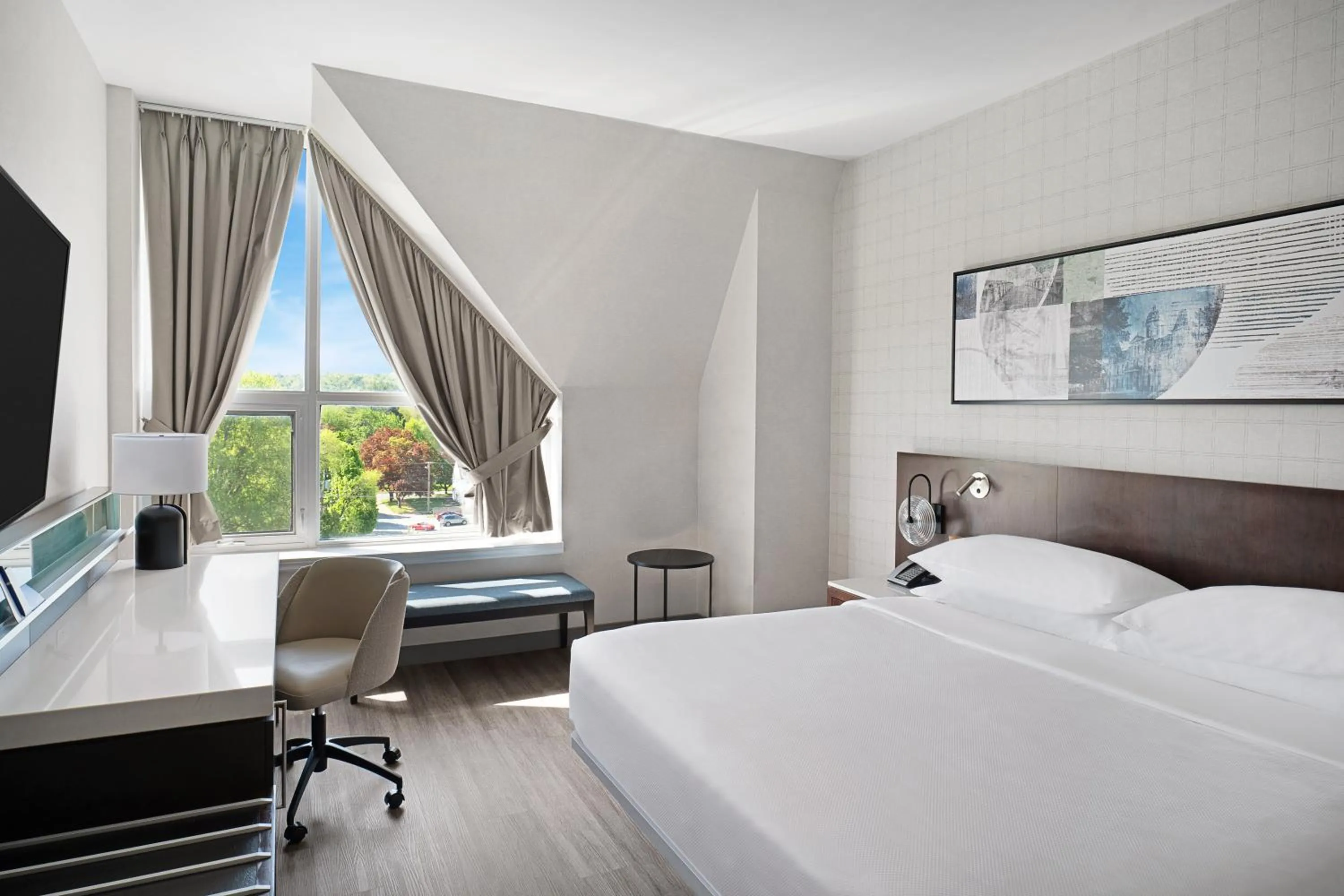 City view, Bed in Delta Hotels by Marriott Fredericton