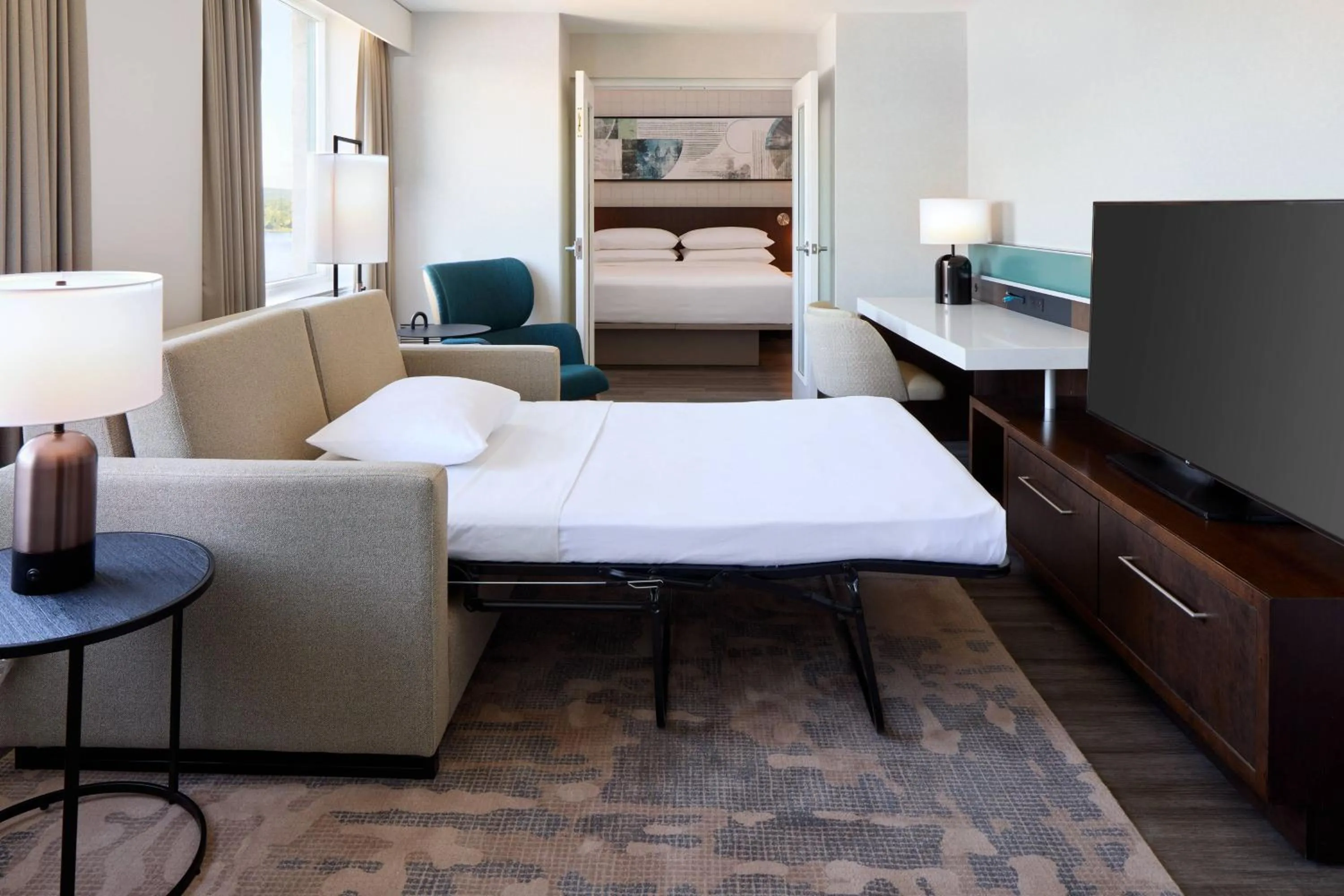 Bedroom, Bed in Delta Hotels by Marriott Fredericton