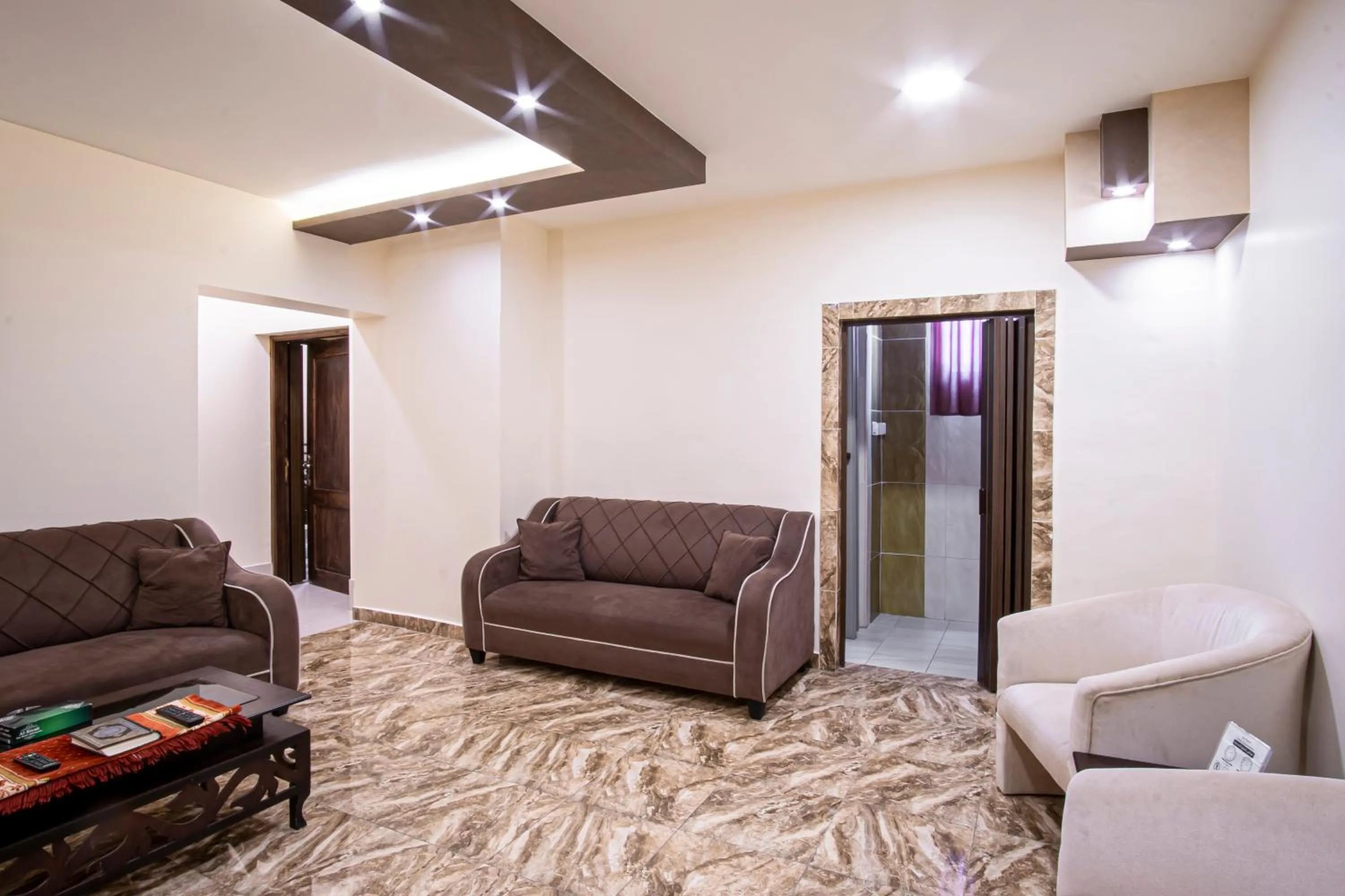 Seating area in Al Riyati Hotel Apartments