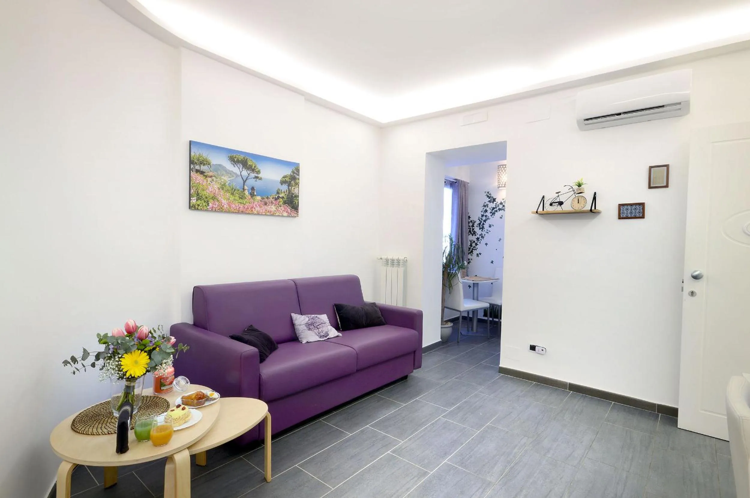 Living room in B&B Sorrento Central