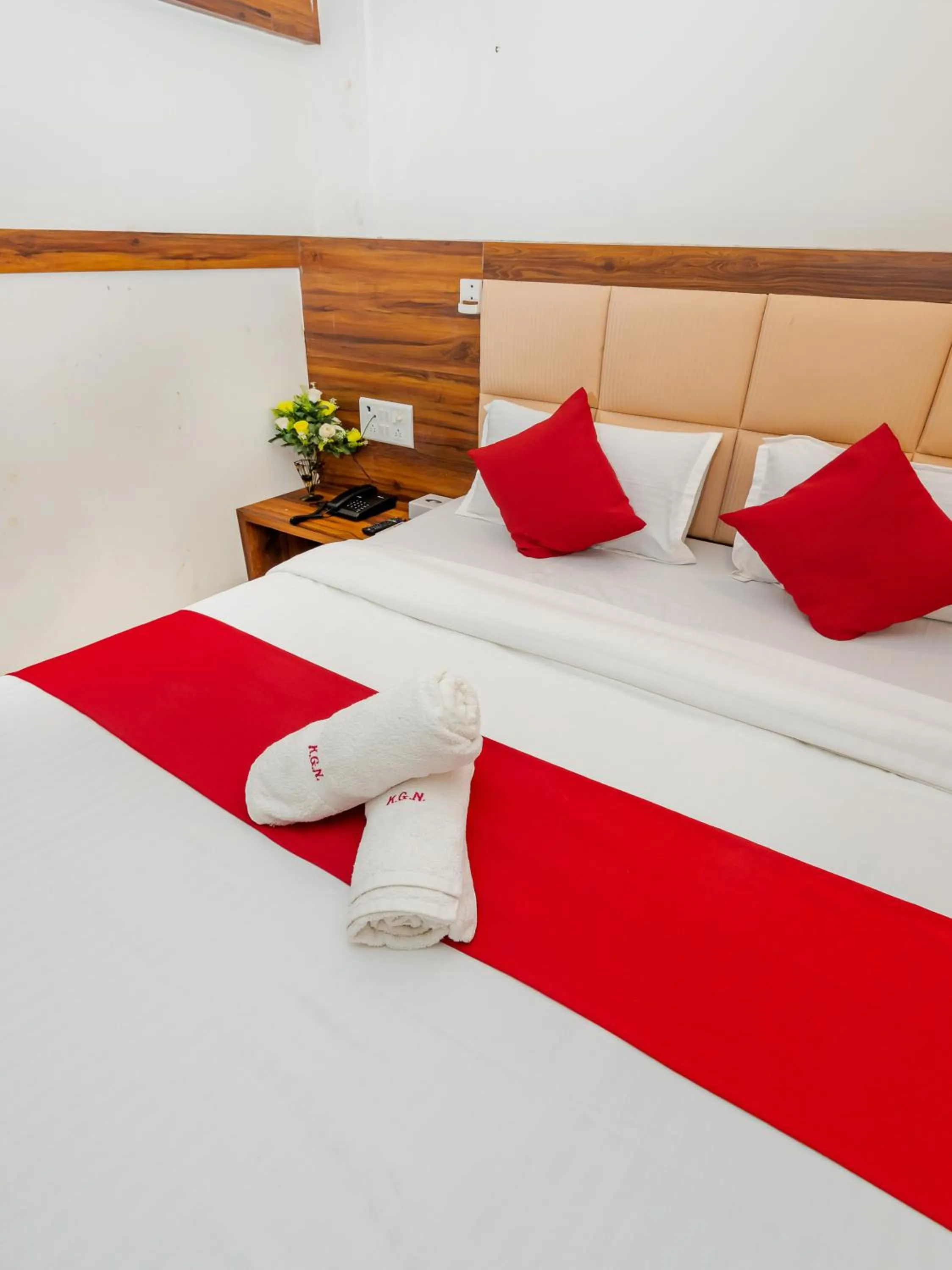 Bed in Hotel KGN Near CST Railway Station Mumbai and Haj House Mumbai Near Crawford Market Mumbai