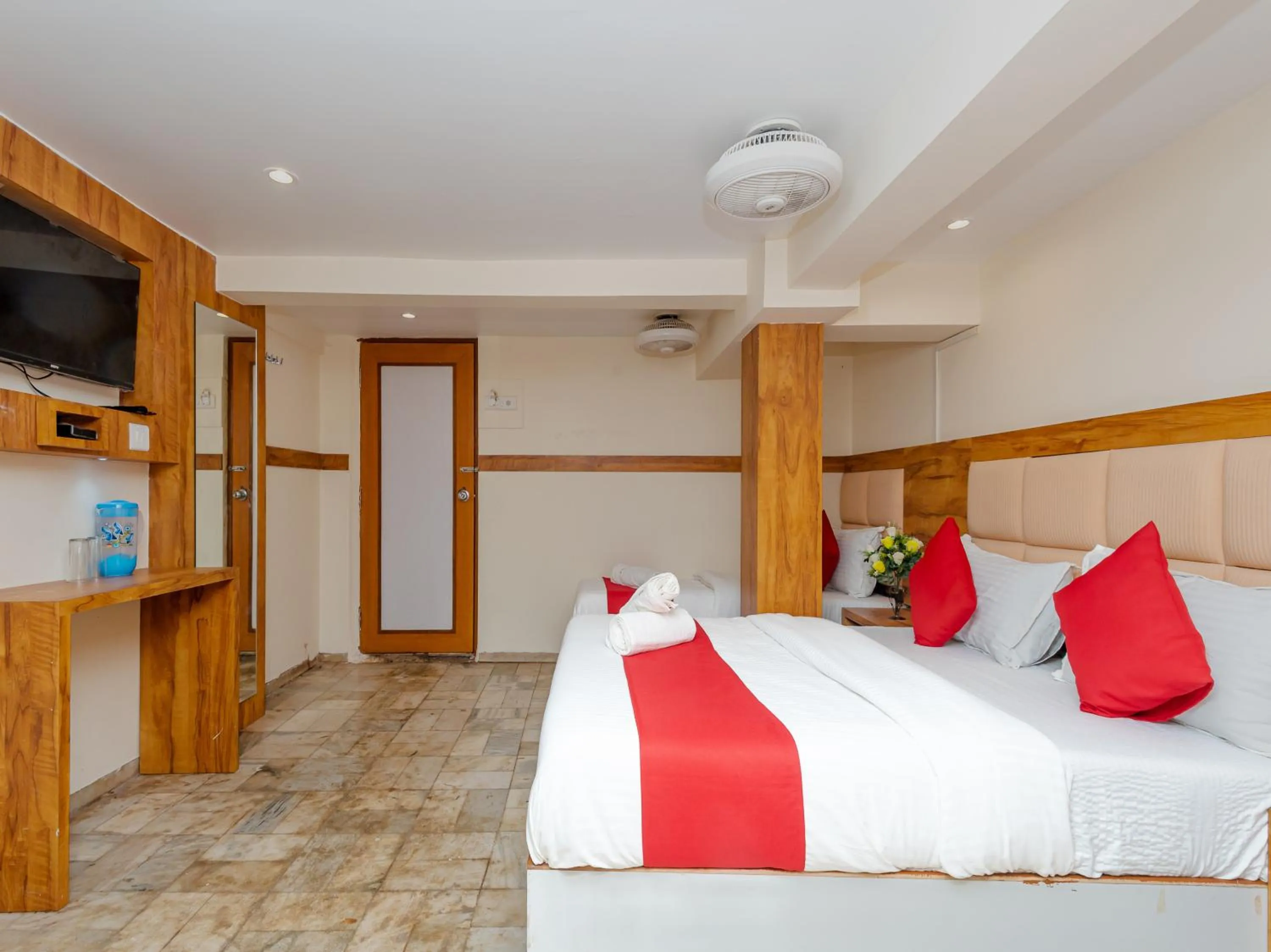 Bed in Hotel KGN Near CST Railway Station Mumbai and Haj House Mumbai Near Crawford Market Mumbai