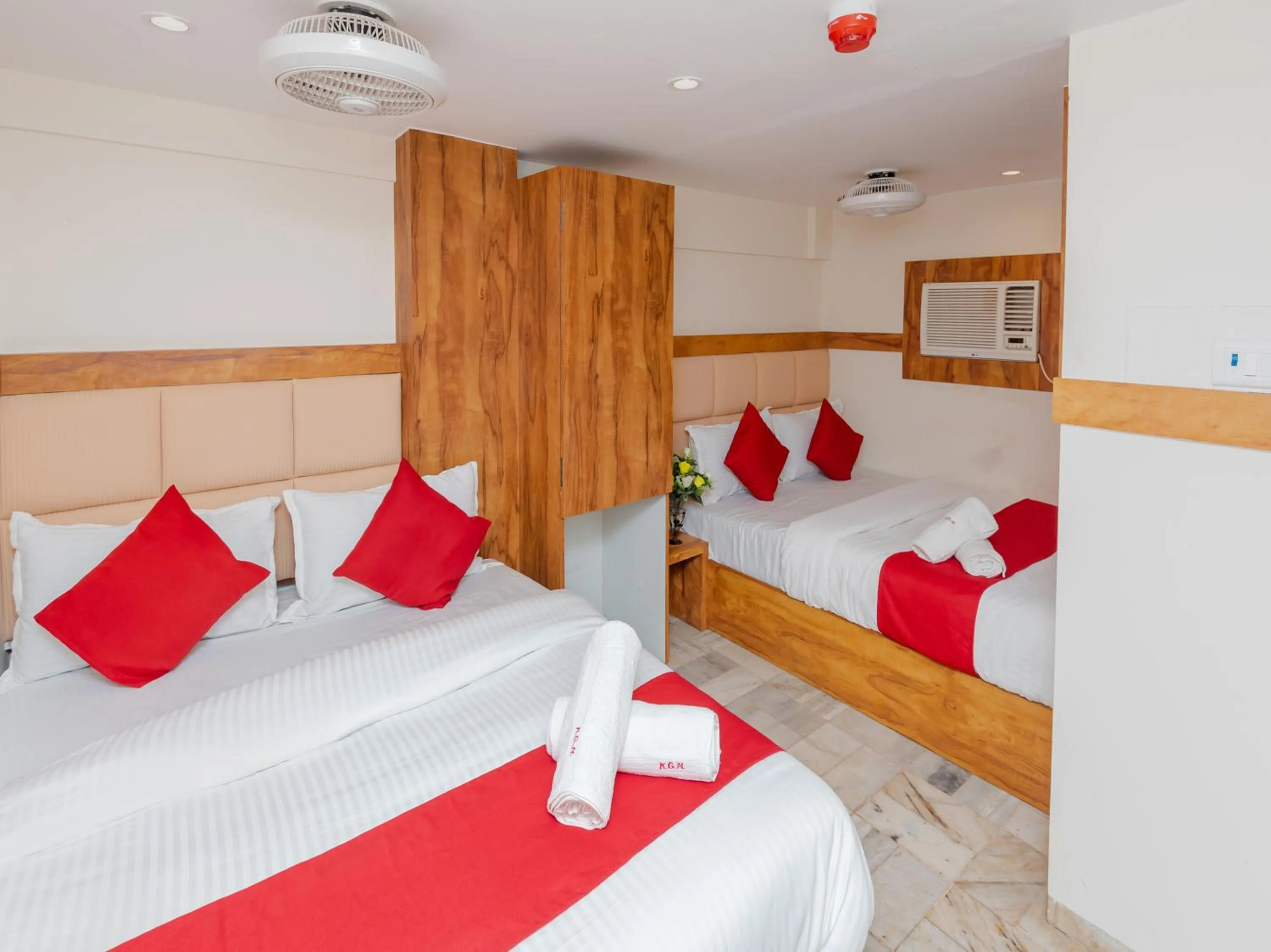 Bed in Hotel KGN Near CST Railway Station Mumbai and Haj House Mumbai Near Crawford Market Mumbai