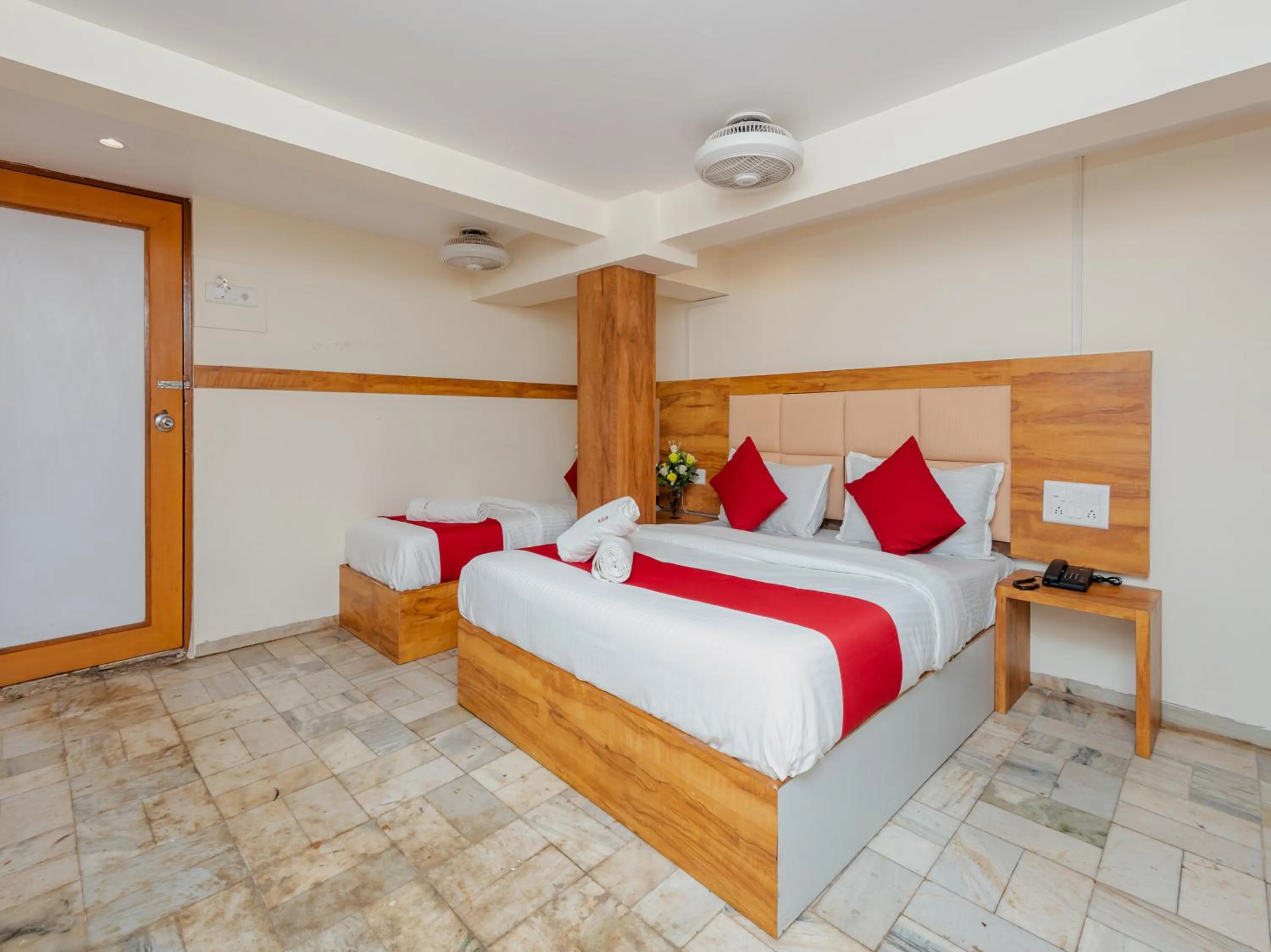 Bed in Hotel KGN Near CST Railway Station Mumbai and Haj House Mumbai Near Crawford Market Mumbai