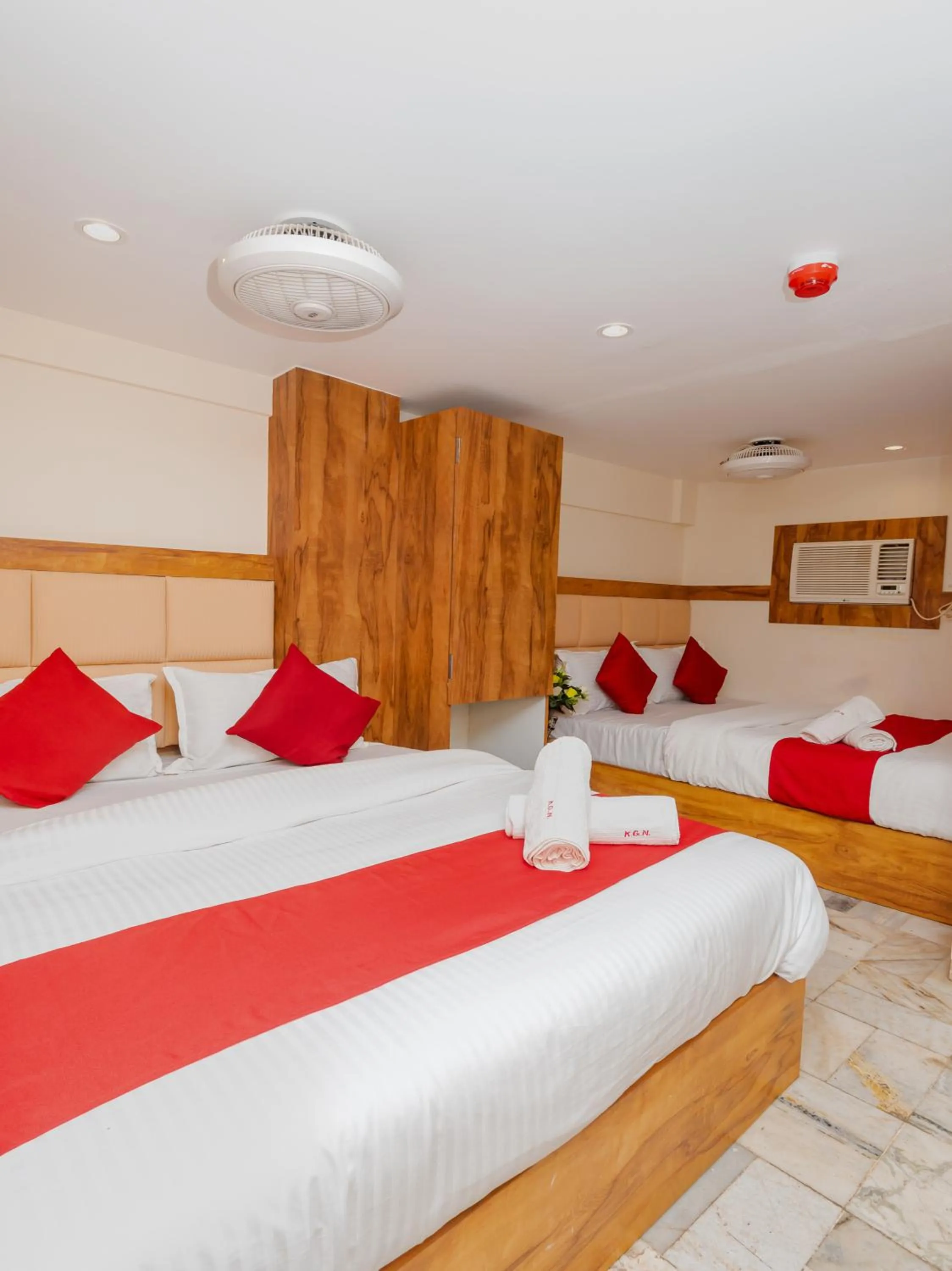 Bed in Hotel KGN Near CST Railway Station Mumbai and Haj House Mumbai Near Crawford Market Mumbai