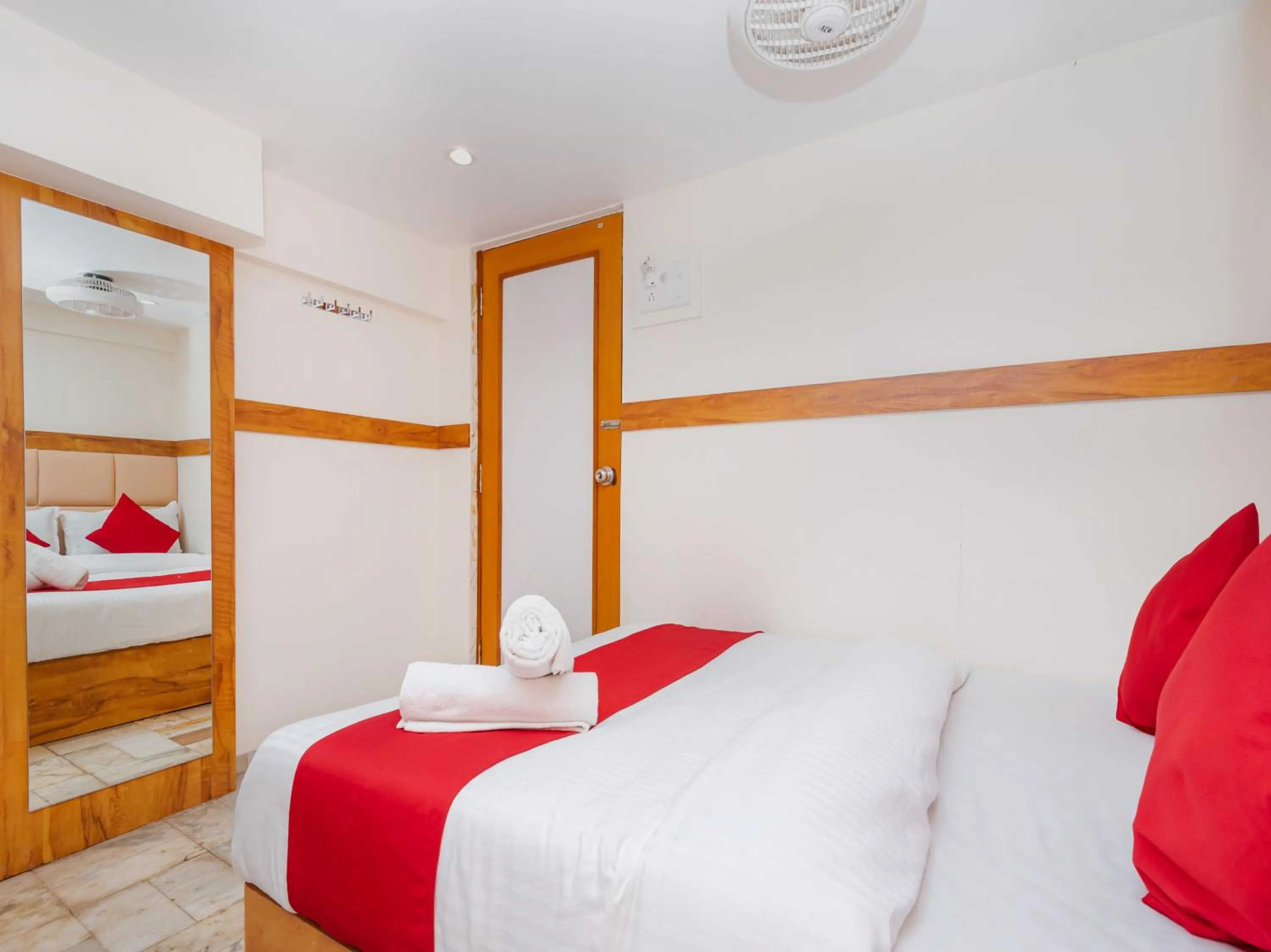 Bed in Hotel KGN Near CST Railway Station Mumbai and Haj House Mumbai Near Crawford Market Mumbai