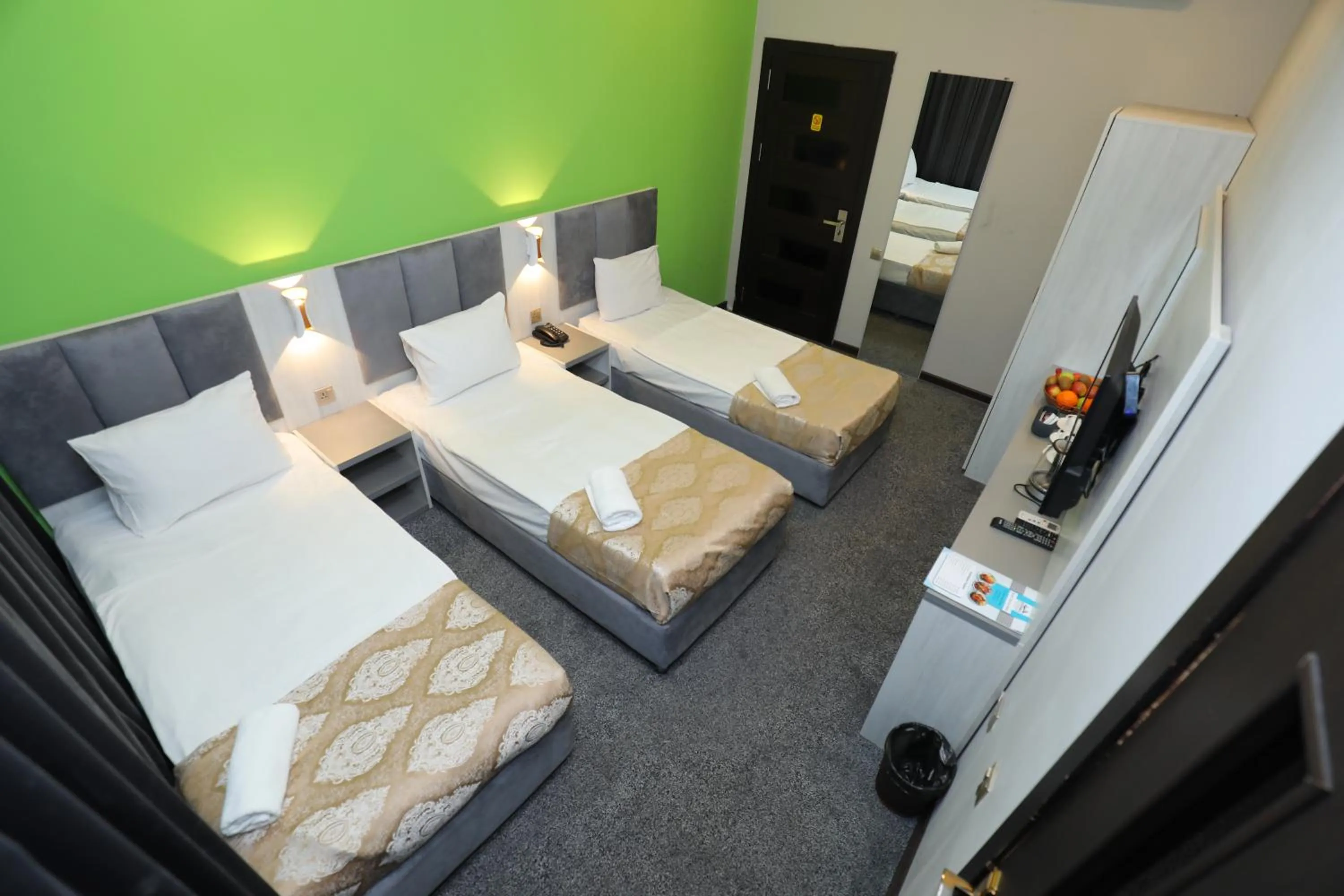 Bed in Istanbul Gold Hotel Baku