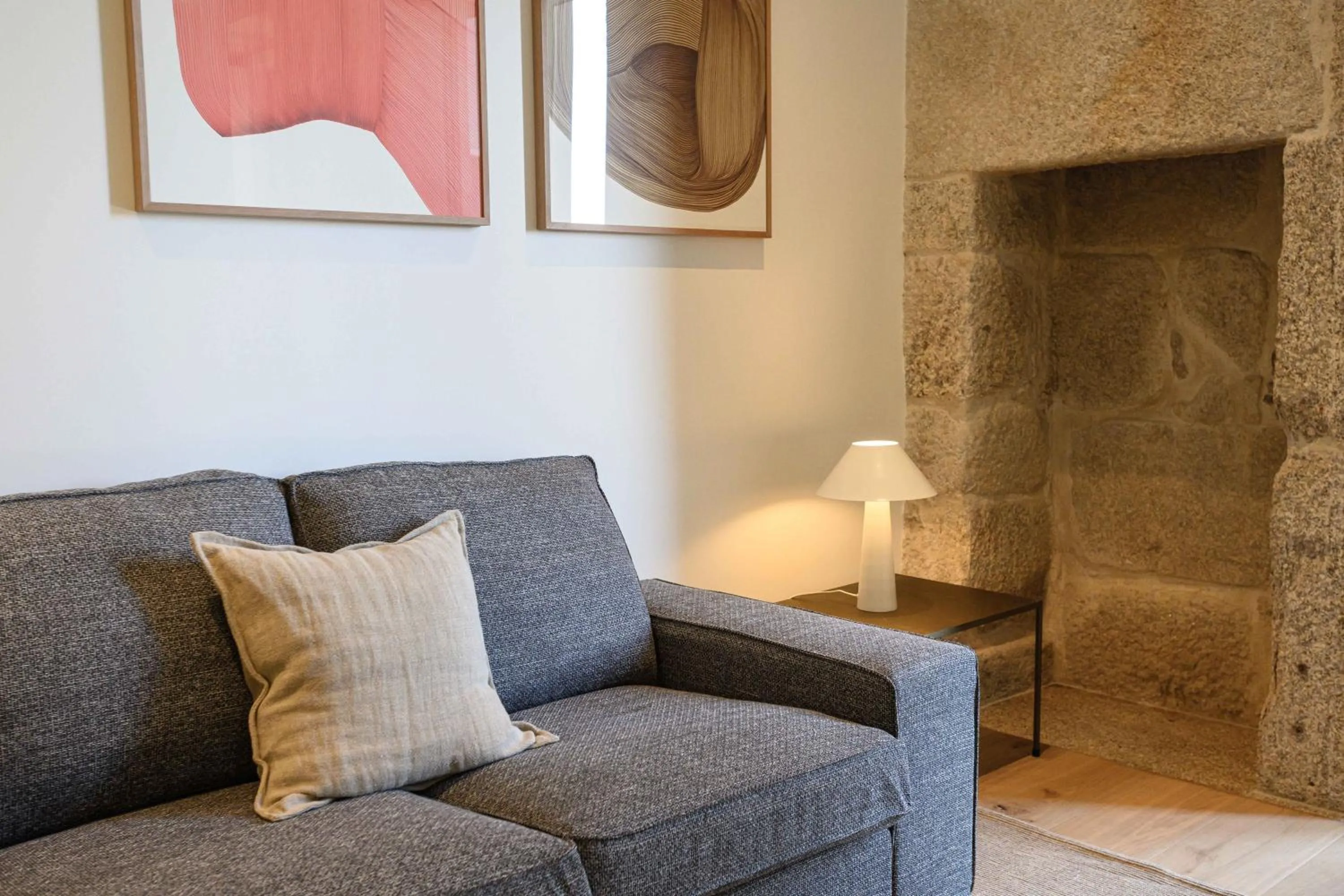 Living room in Pause Apartments