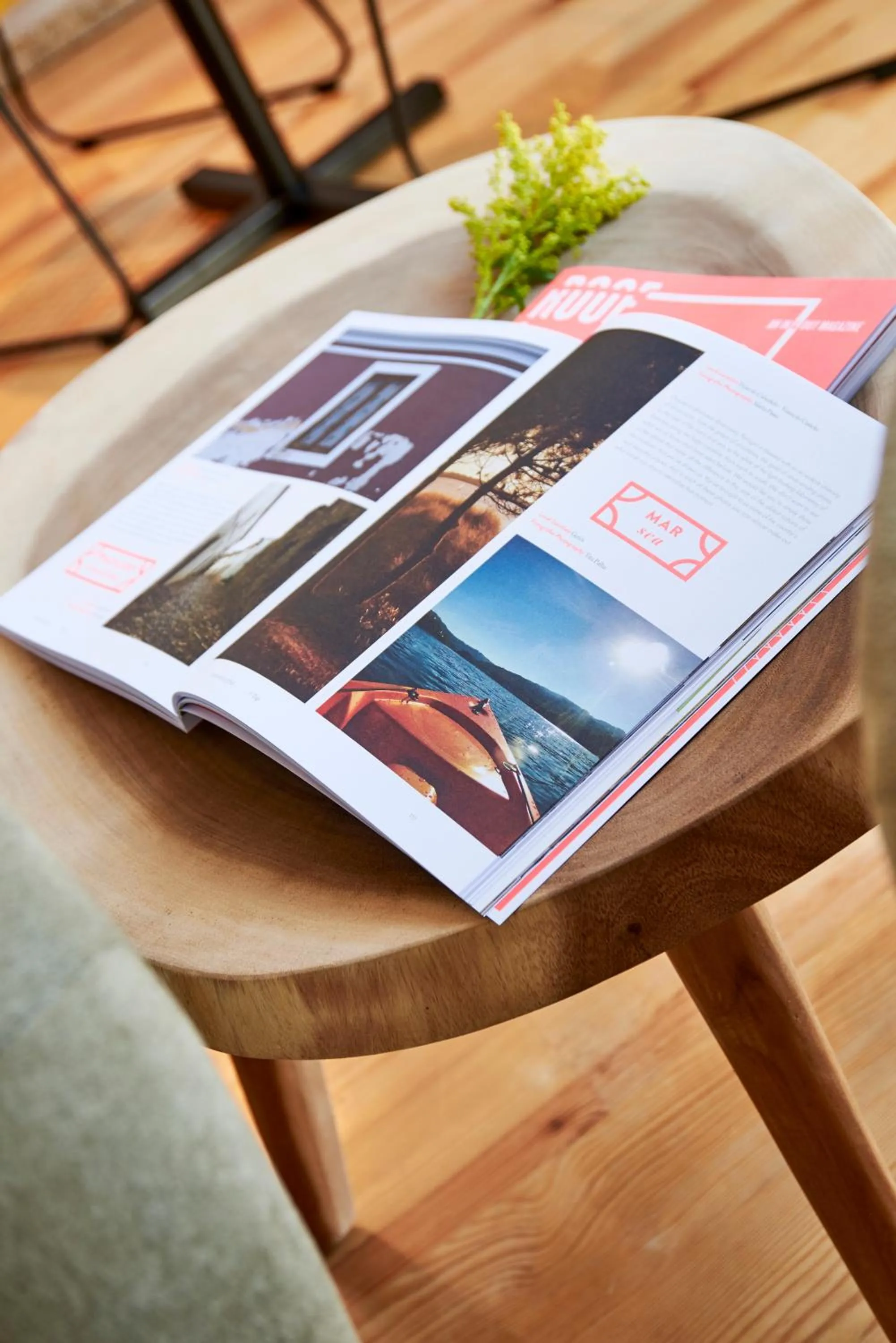 Decorative detail in Pause Apartments