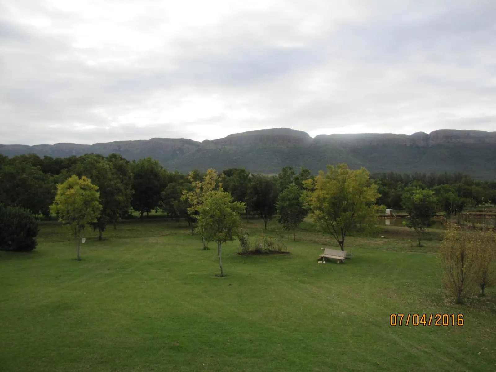 Mountain view in Millstream Inn guest house