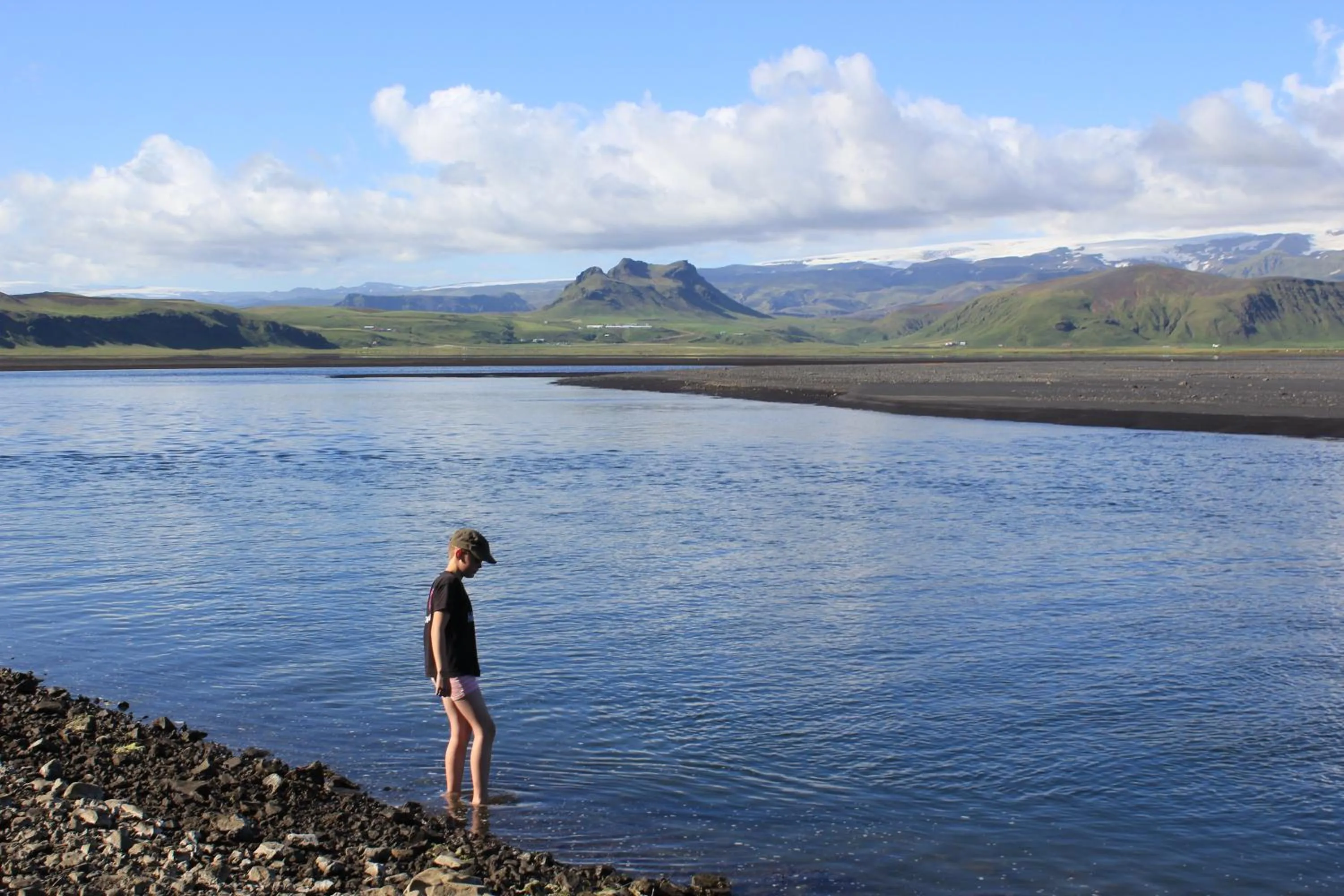 Natural landscape in Hótel Dyrhólaey