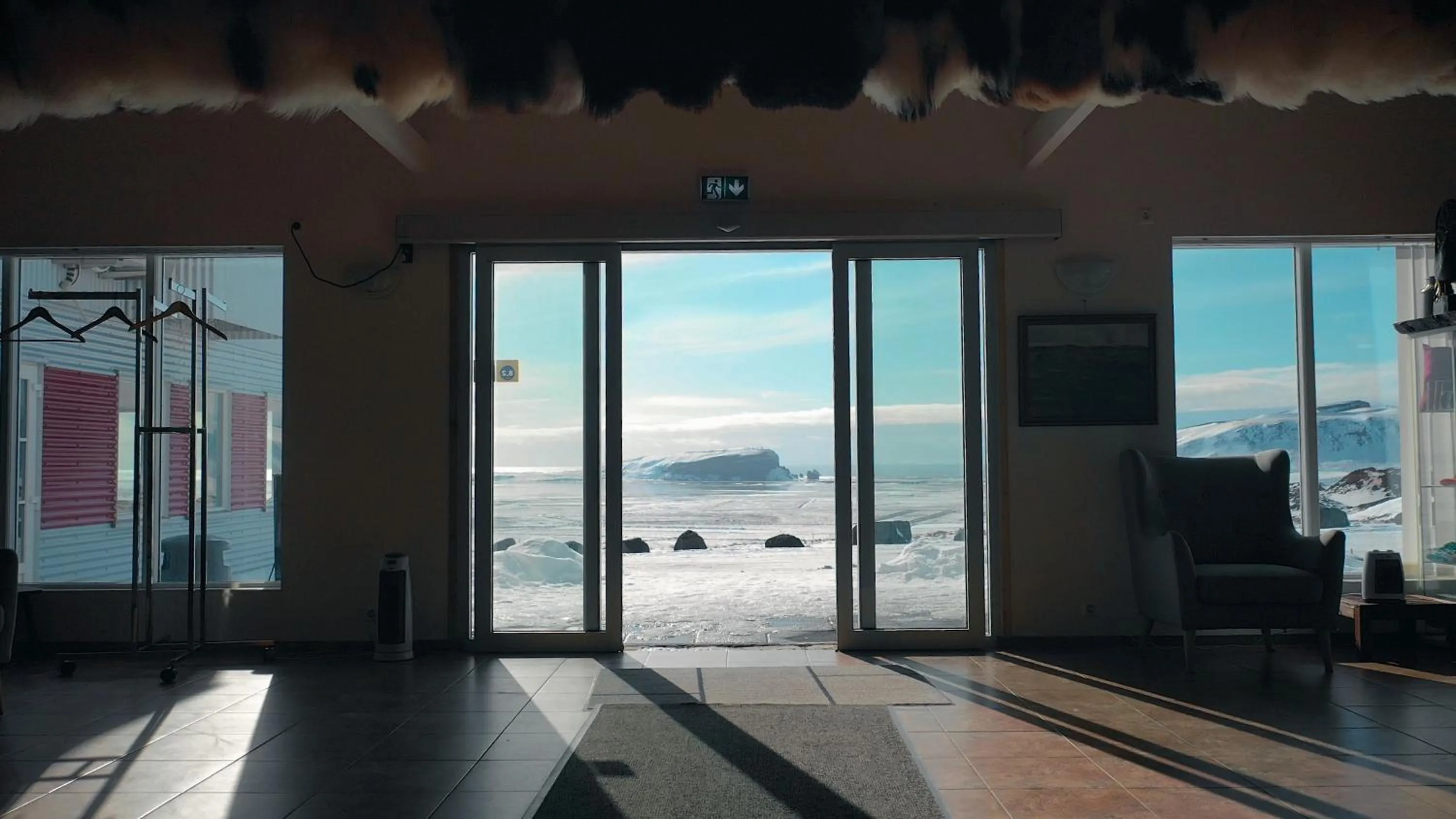 Facade/entrance in Hótel Dyrhólaey