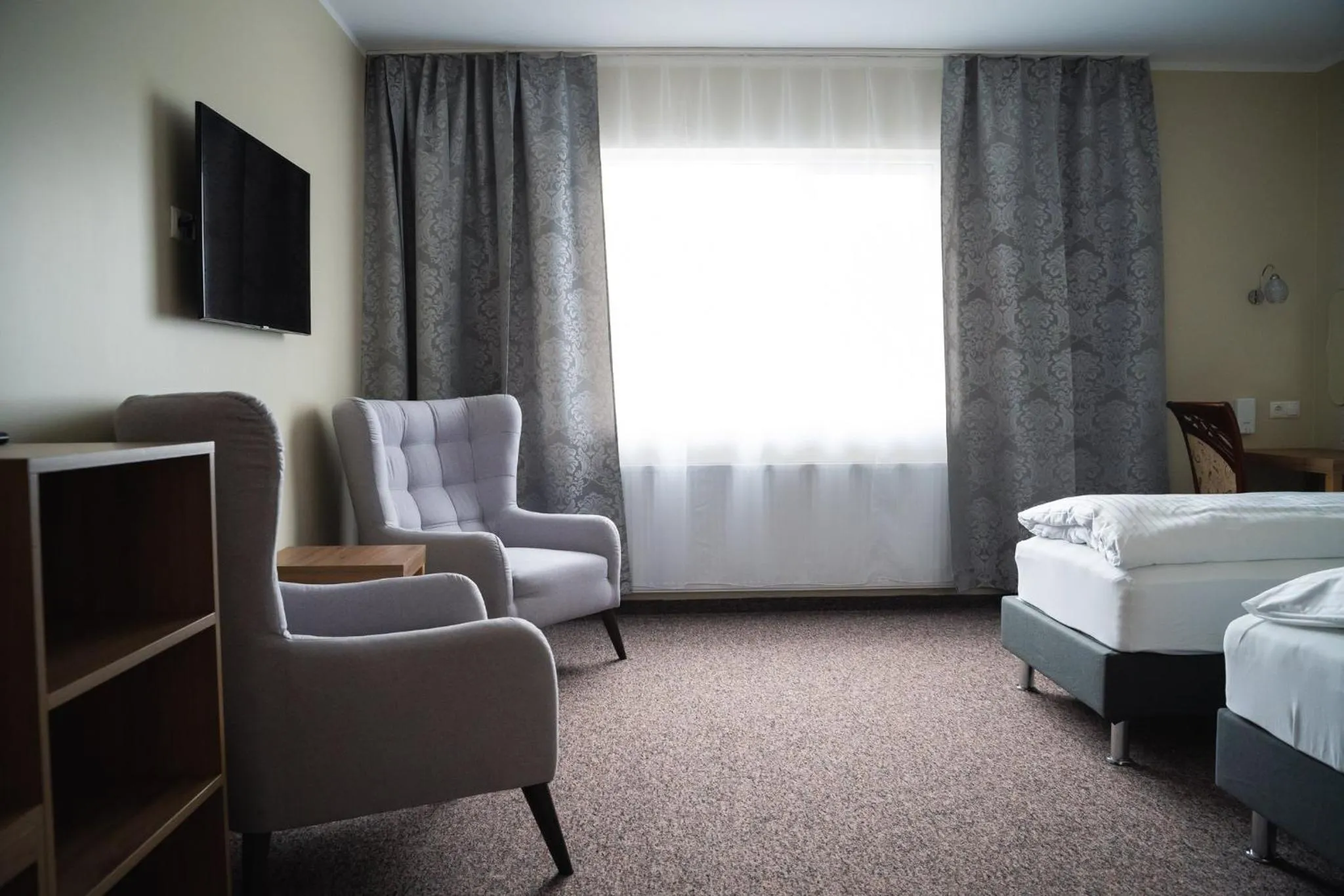 Bedroom, Bed in Hótel Dyrhólaey