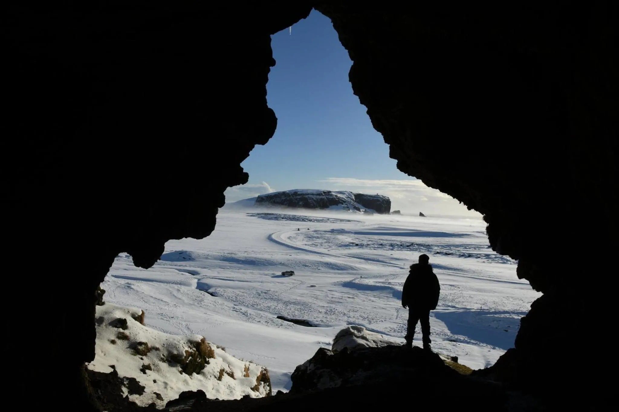 Natural landscape in Hótel Dyrhólaey