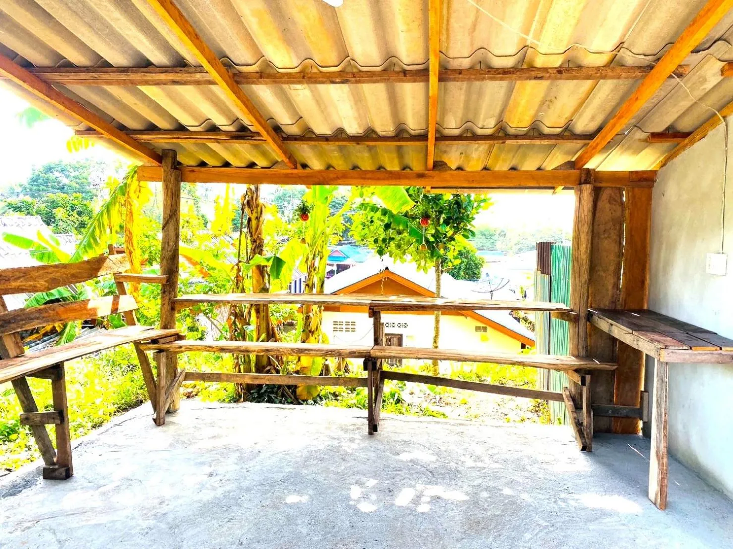Seating area in Asama Bungalow