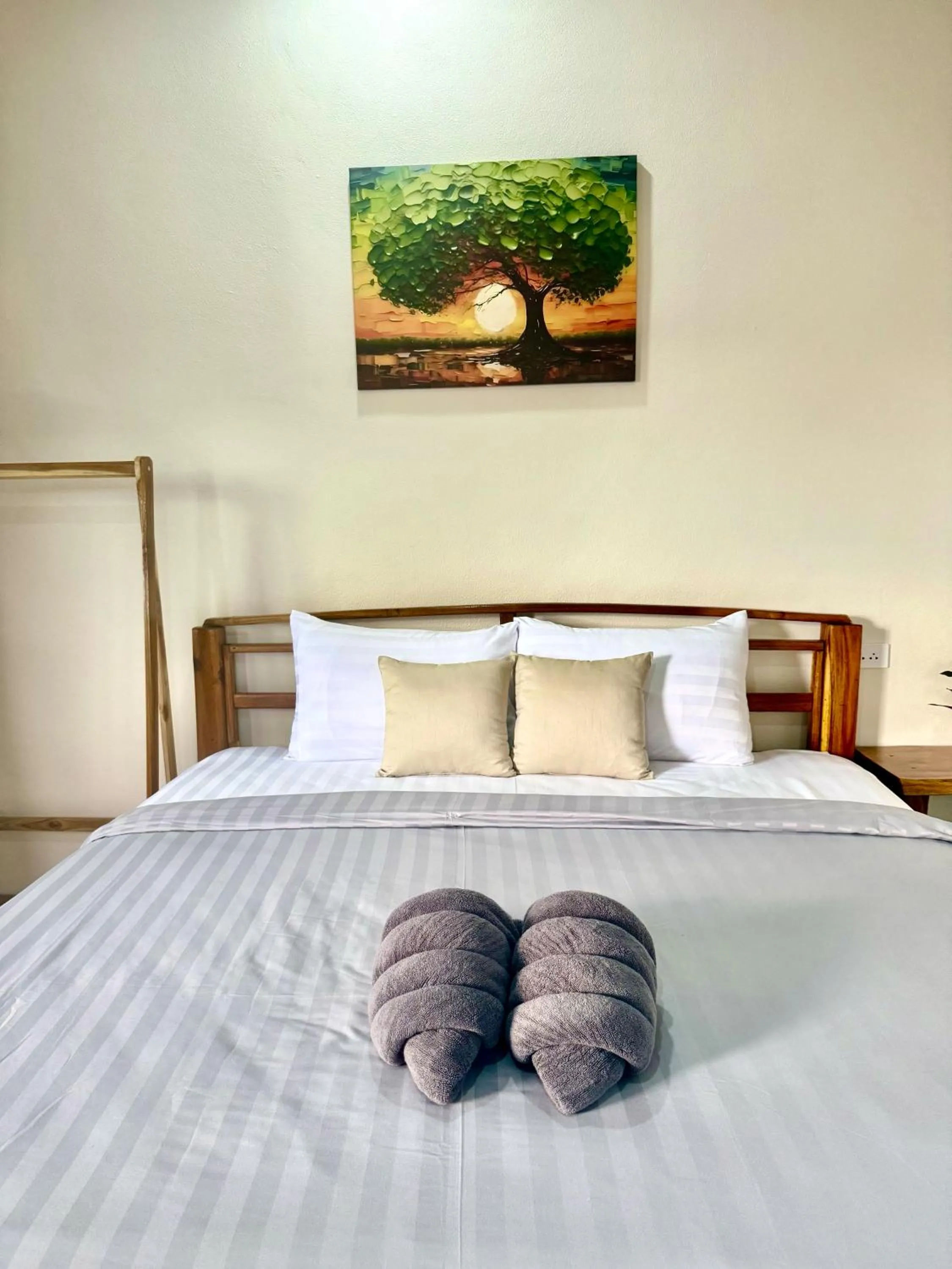 Bed in Asama Bungalow