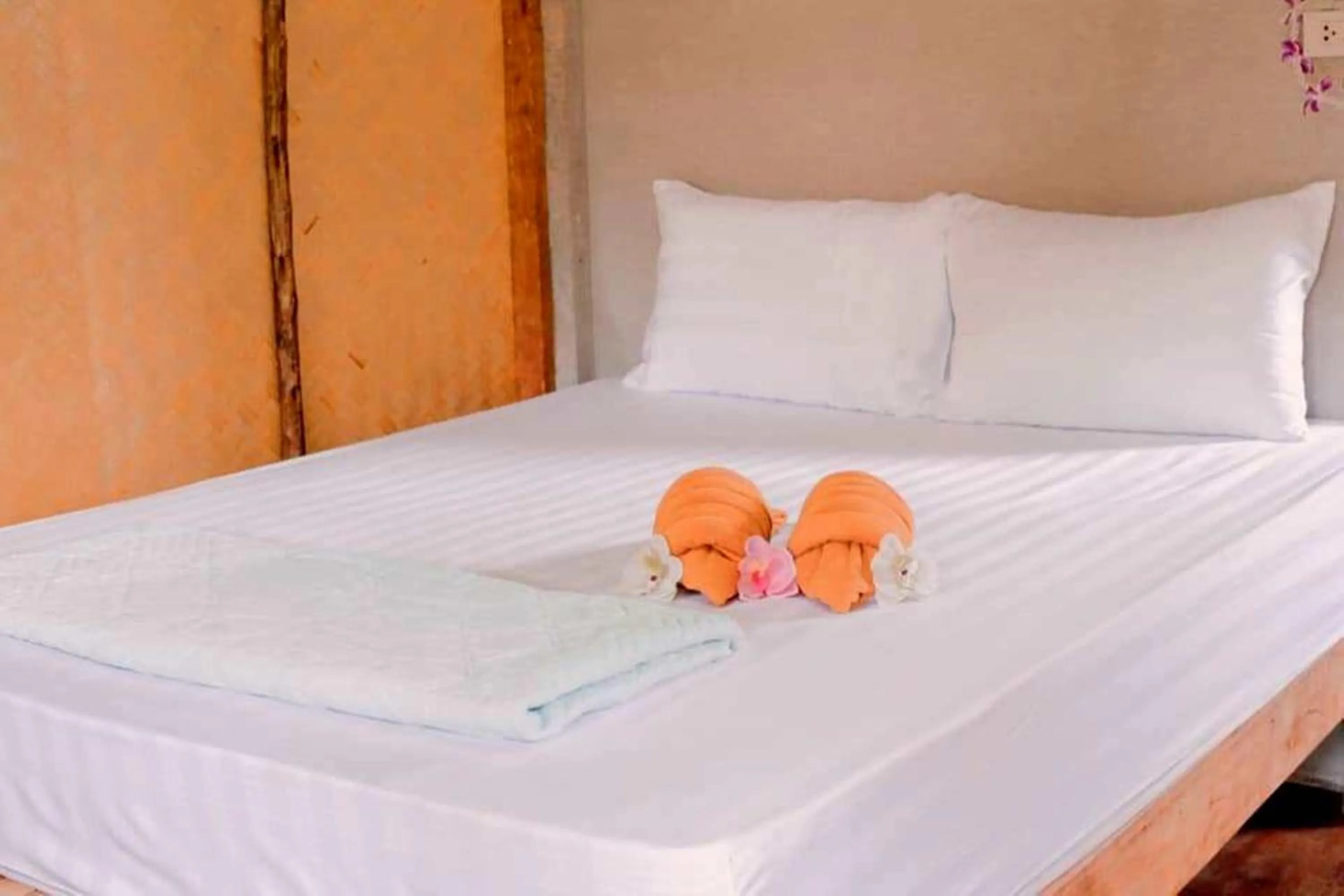 Bed in Asama Bungalow