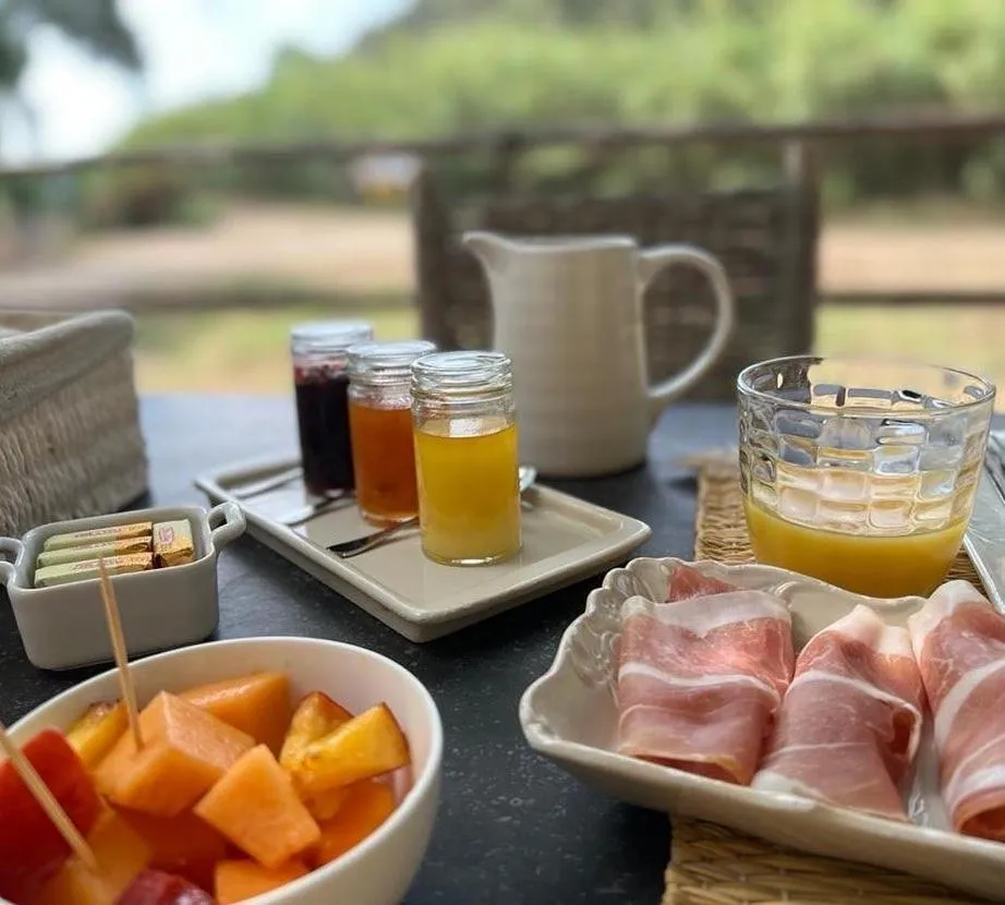 Breakfast in Le Clos des Sept Palmiers