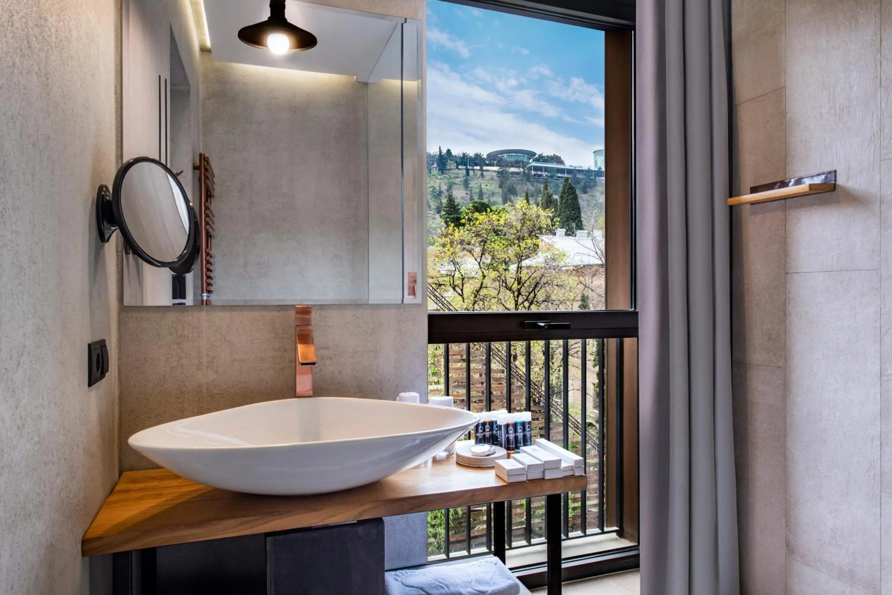 Mountain view in IOTA Hotel Tbilisi