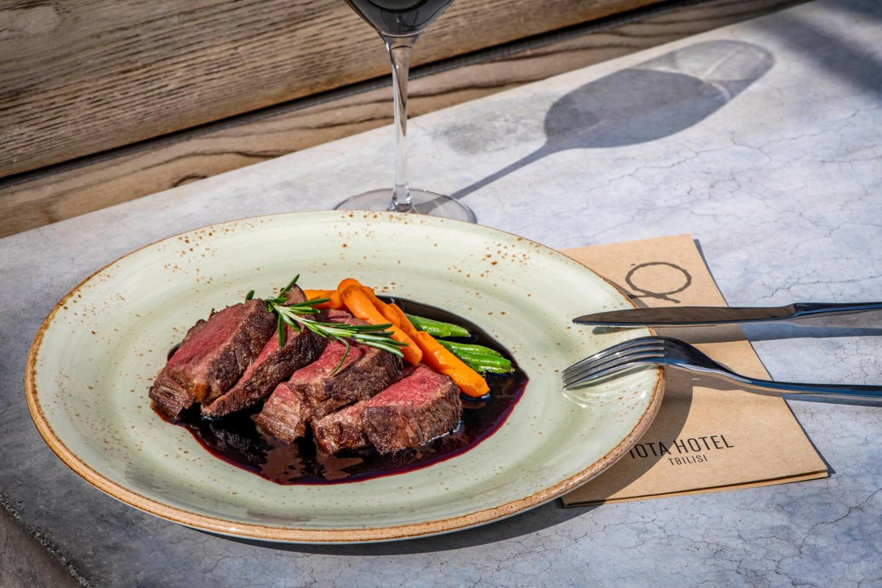 Food and drinks in IOTA Hotel Tbilisi