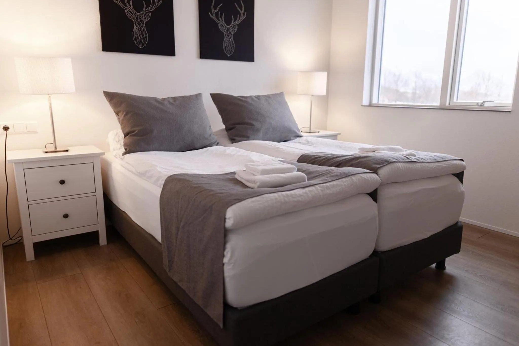 Bedroom, Bed in Miðhraun - Lava resort & Restaurant