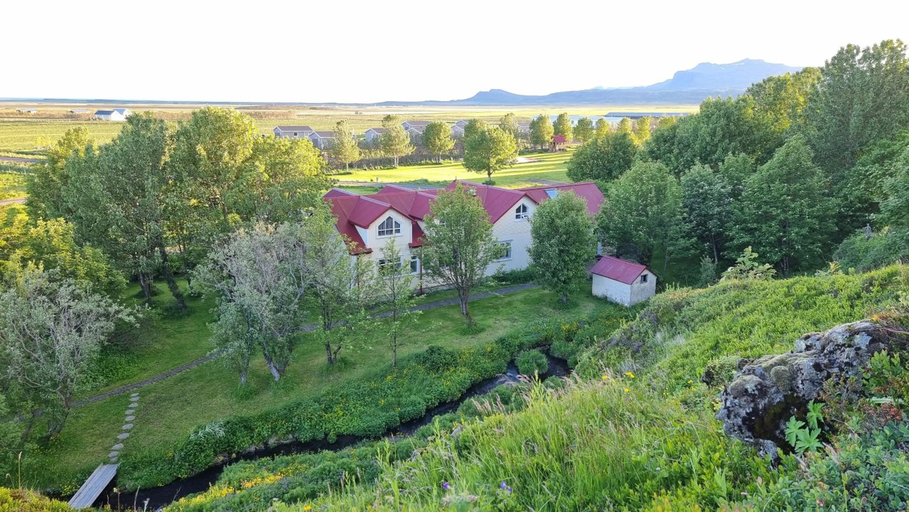 Garden in Miðhraun - Lava resort & Restaurant