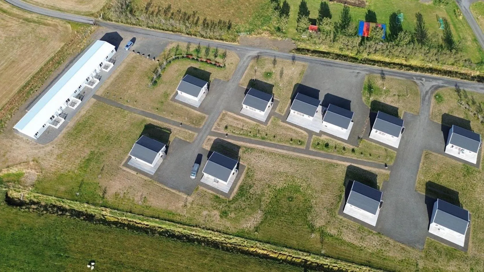 Bird's eye view in Miðhraun - Lava resort & Restaurant