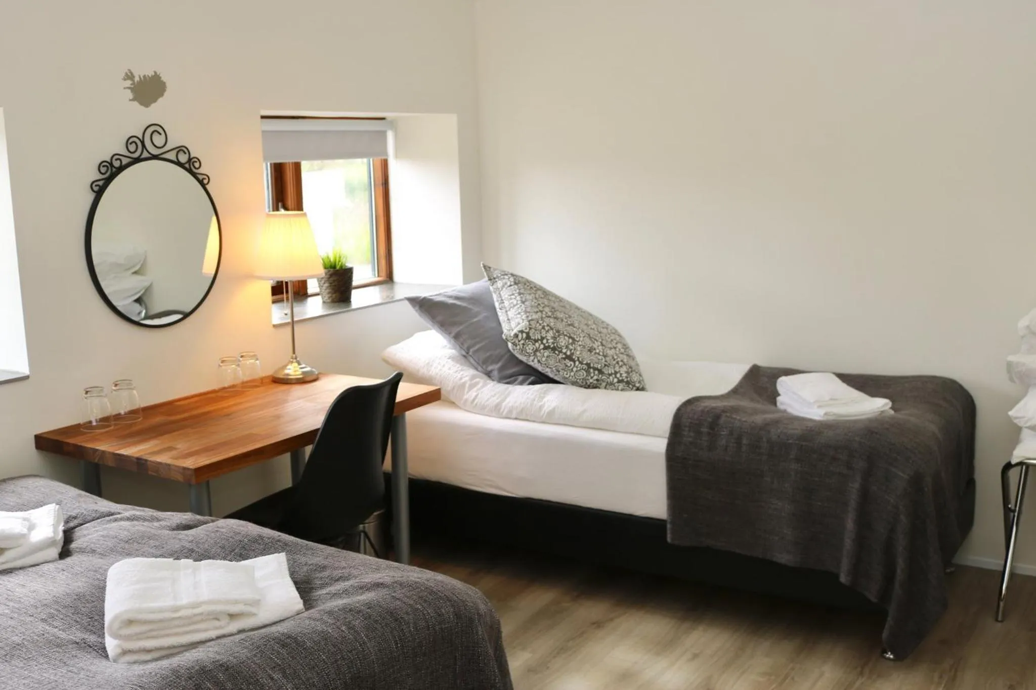 Bedroom, Bed in Miðhraun - Lava resort & Restaurant