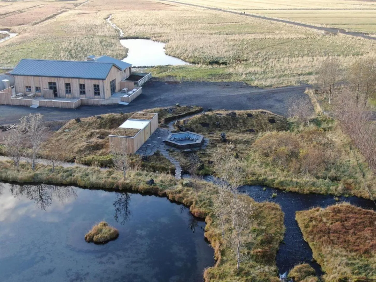 Bird's eye view in Miðhraun - Lava resort & Restaurant