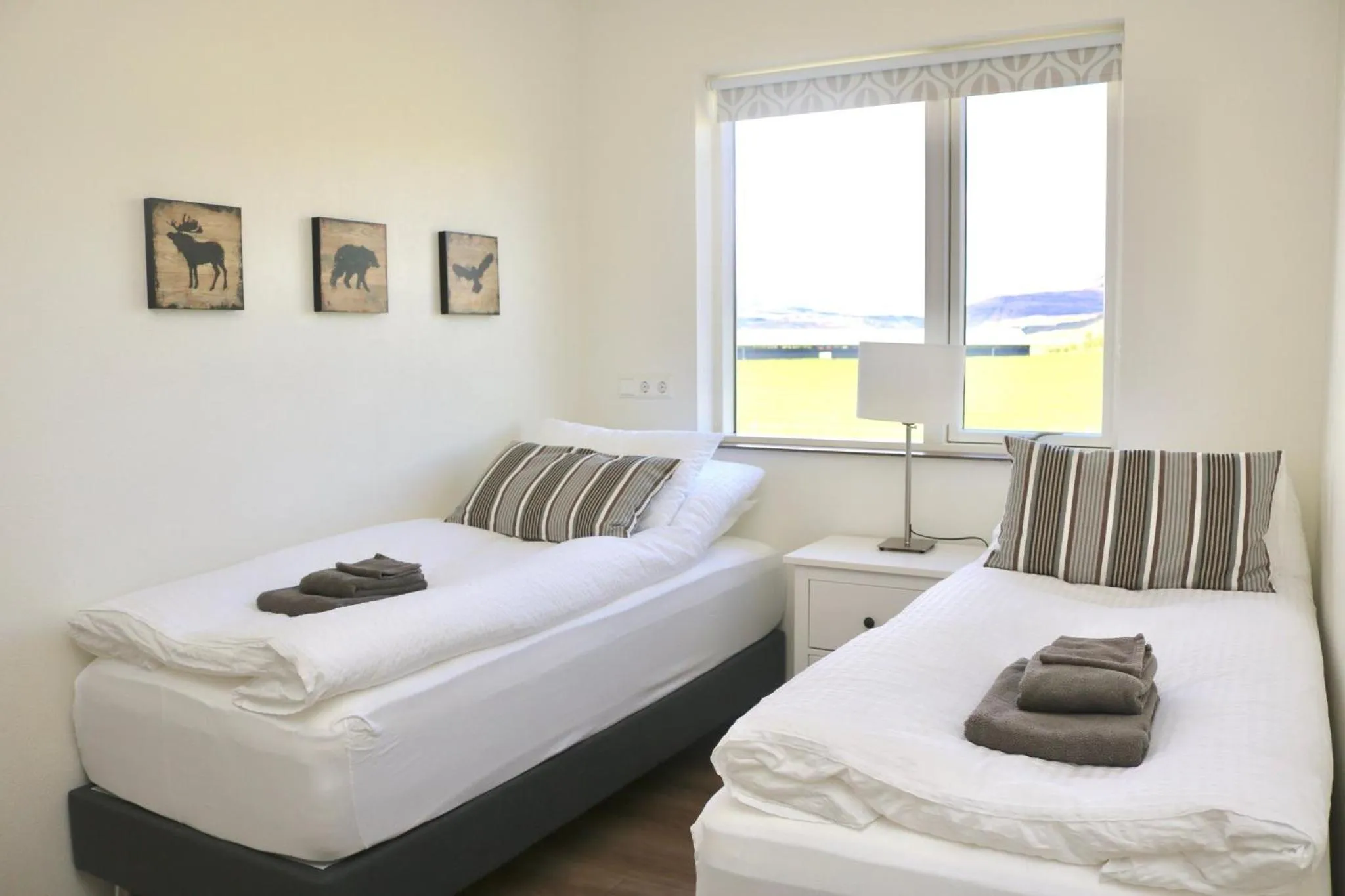 Bedroom, Bed in Miðhraun - Lava resort & Restaurant