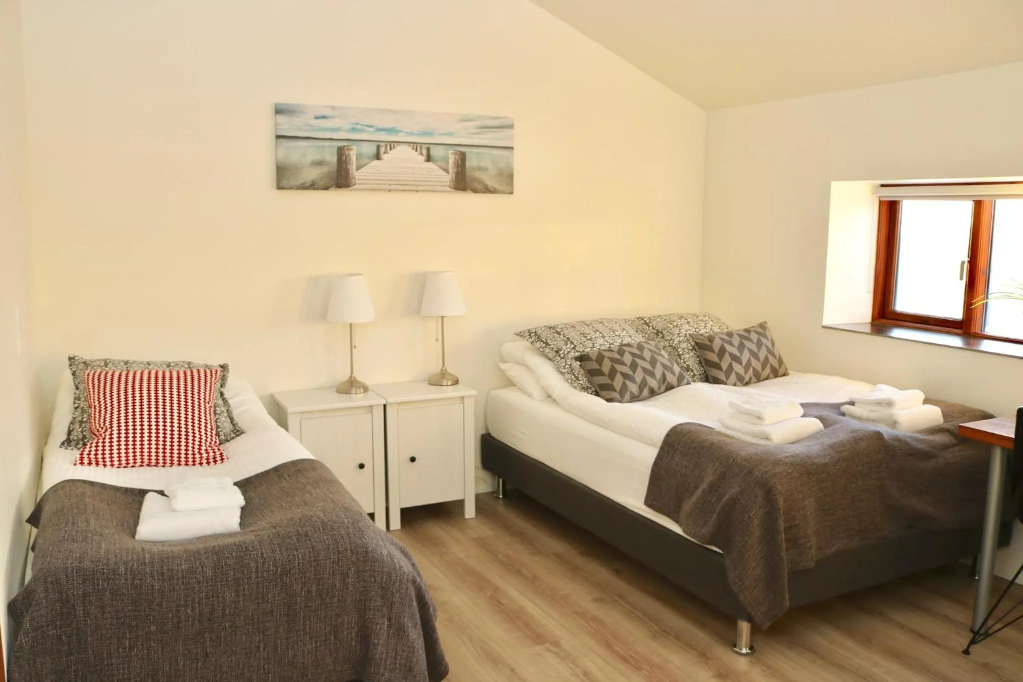 Bedroom, Bed in Miðhraun - Lava resort & Restaurant