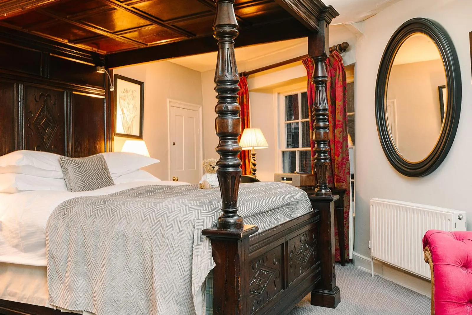 Bed in The Castle Inn