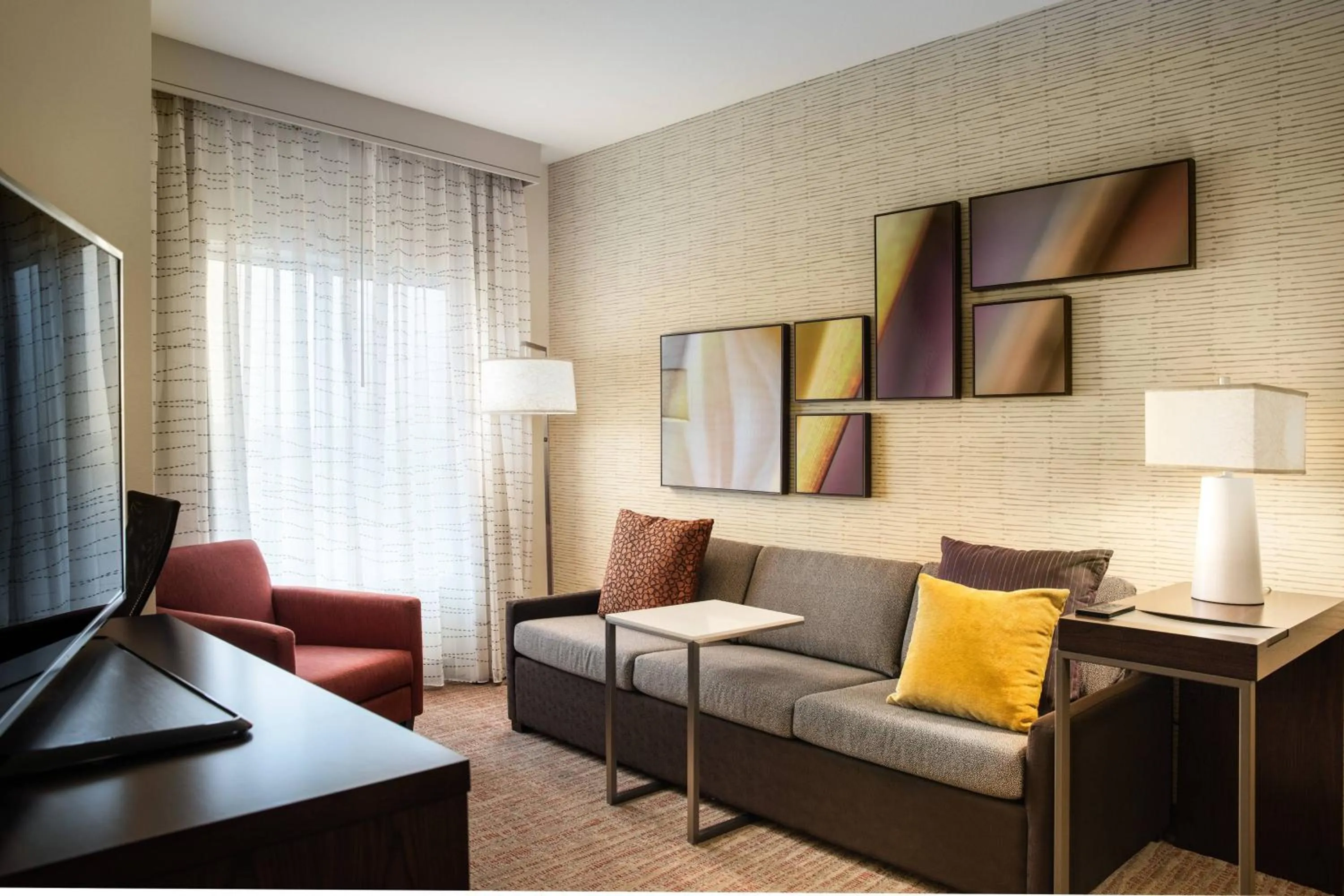 Living room in Residence Inn by Marriott Dallas Plano/Richardson at Coit Rd.