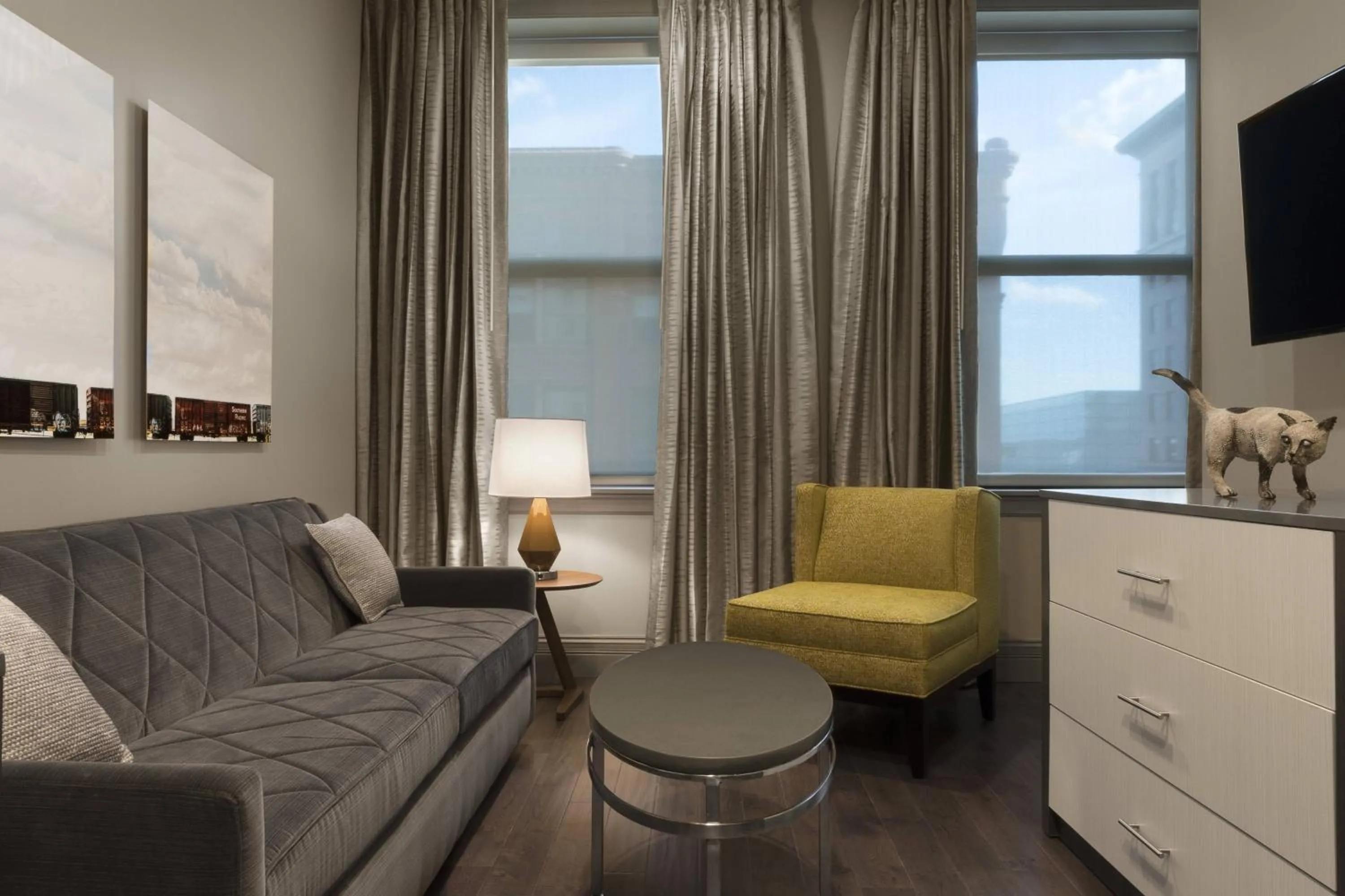 Living room in The Current Iowa, Autograph Collection