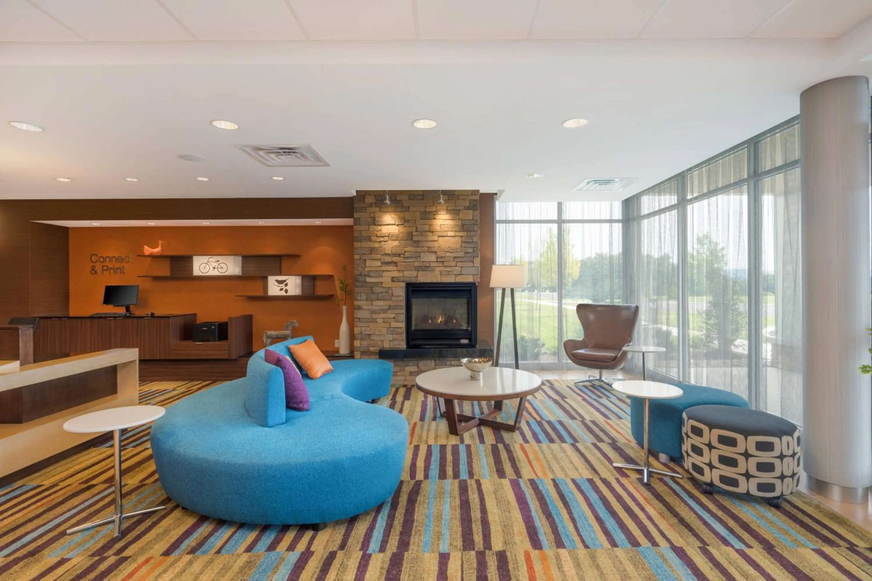 Lobby or reception in Fairfield Inn & Suites by Marriott Bloomsburg