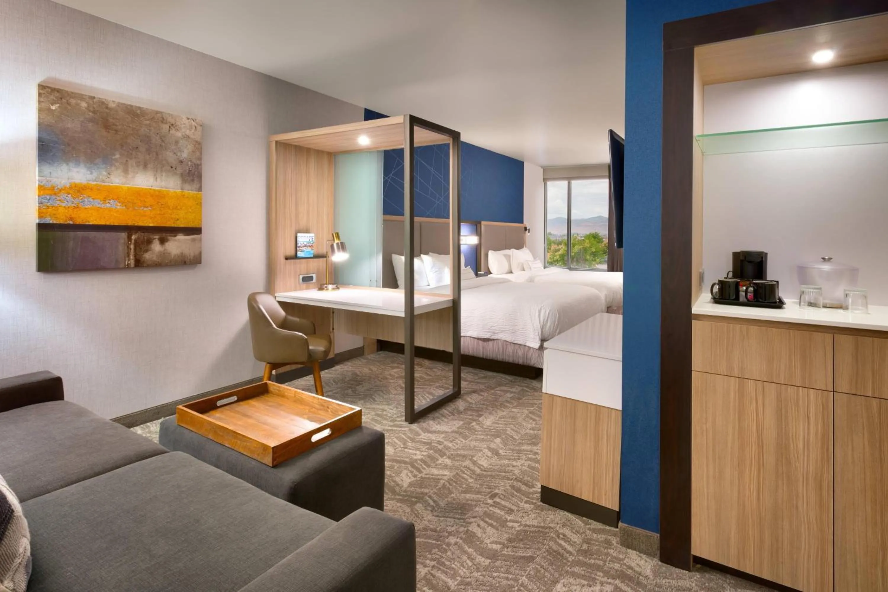 Photo of the whole room, Bed in SpringHill Suites by Marriott Salt Lake City-South Jordan