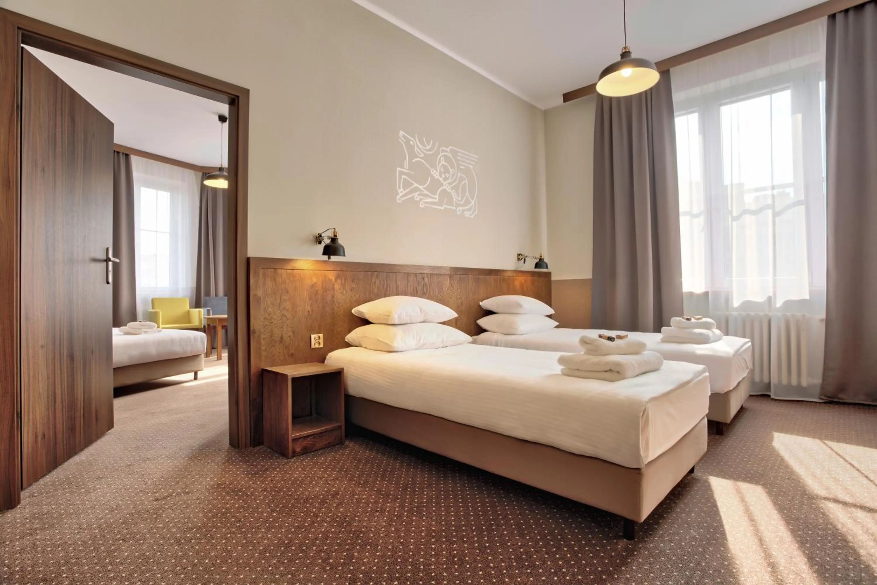 Bedroom, Bed in Daniel Griffin Aparthotel by Artery Hotels