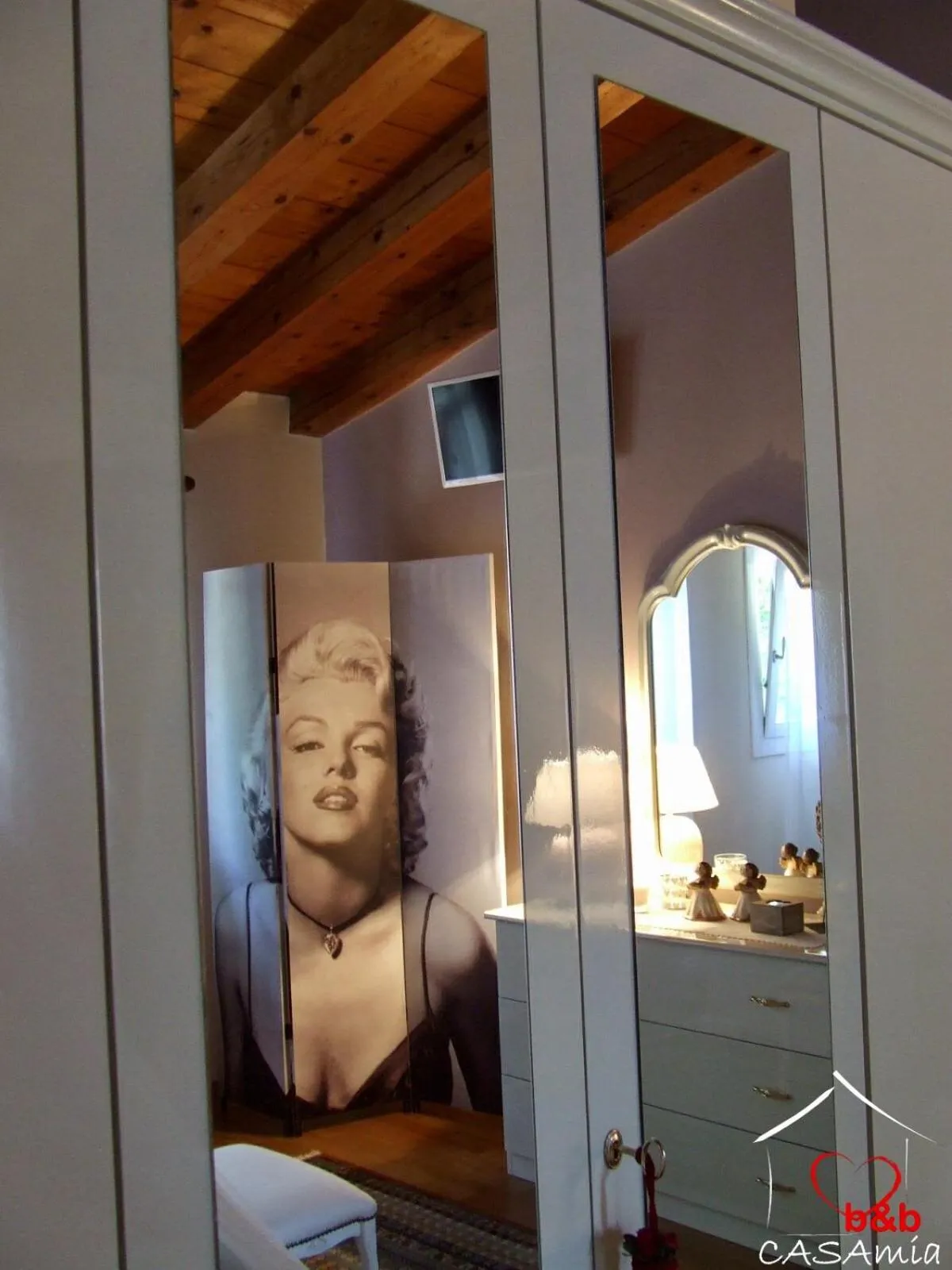 Bed in B&B CASA mia - camere in appartamento privato -