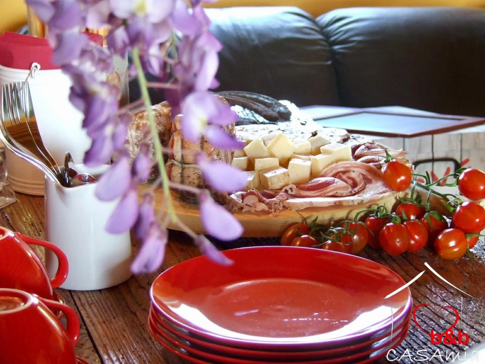 Food and drinks in B&B CASA mia - camere in appartamento privato -