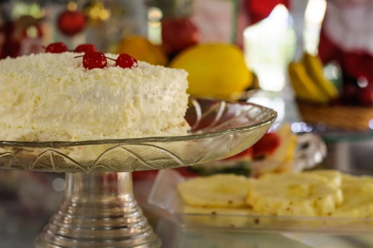 Buffet breakfast in Pousada Nascer do Sol