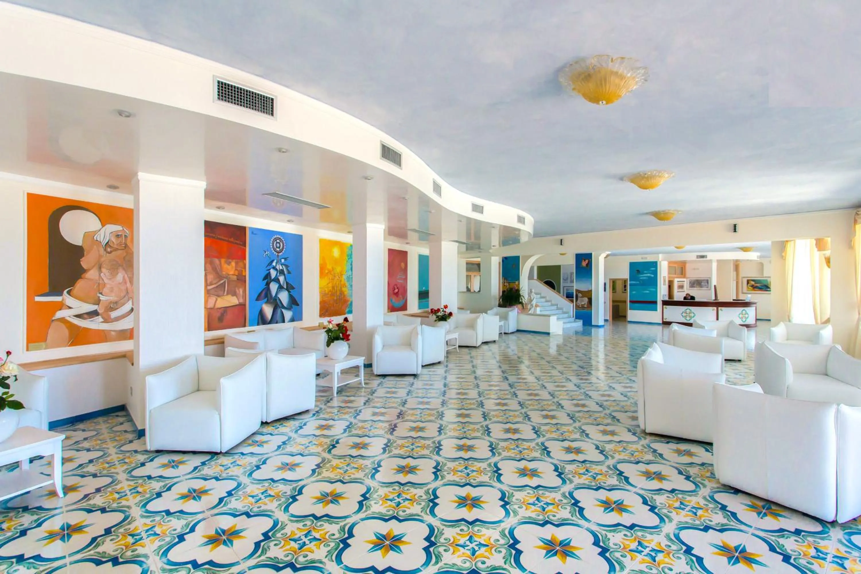 Lobby or reception in Hotel Ferretti