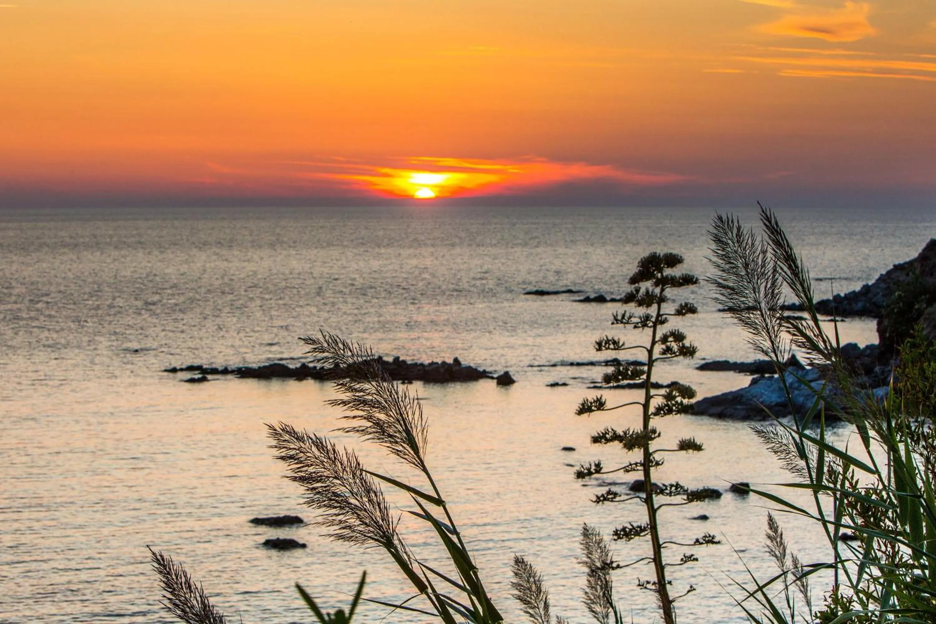 Sunset in Hotel Ferretti