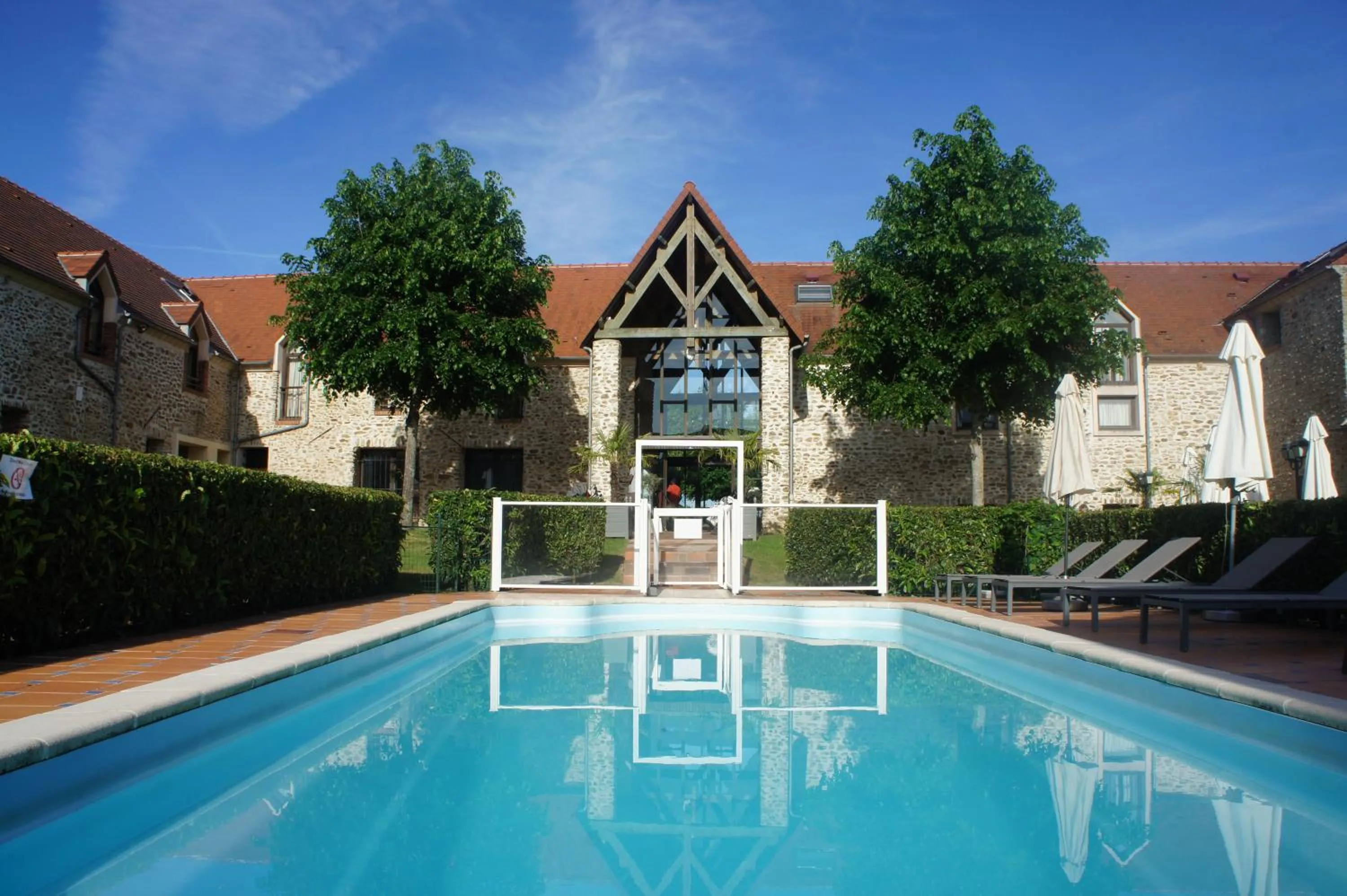 Swimming pool in Hotel Les Suites - Domaine de Crécy