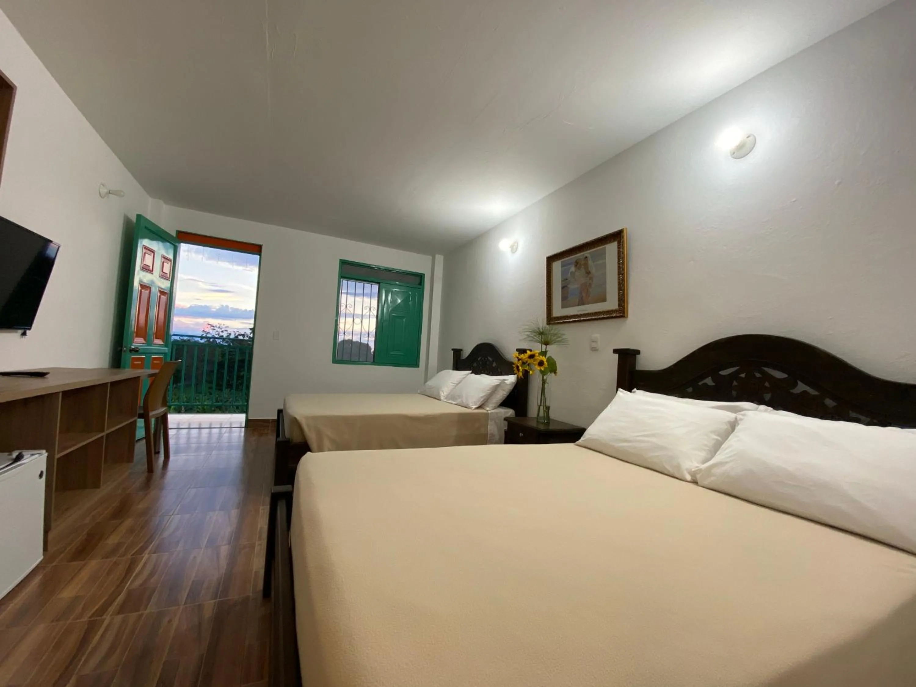 Bedroom, Bed in Hotel Campestre Paraiso Cafetero