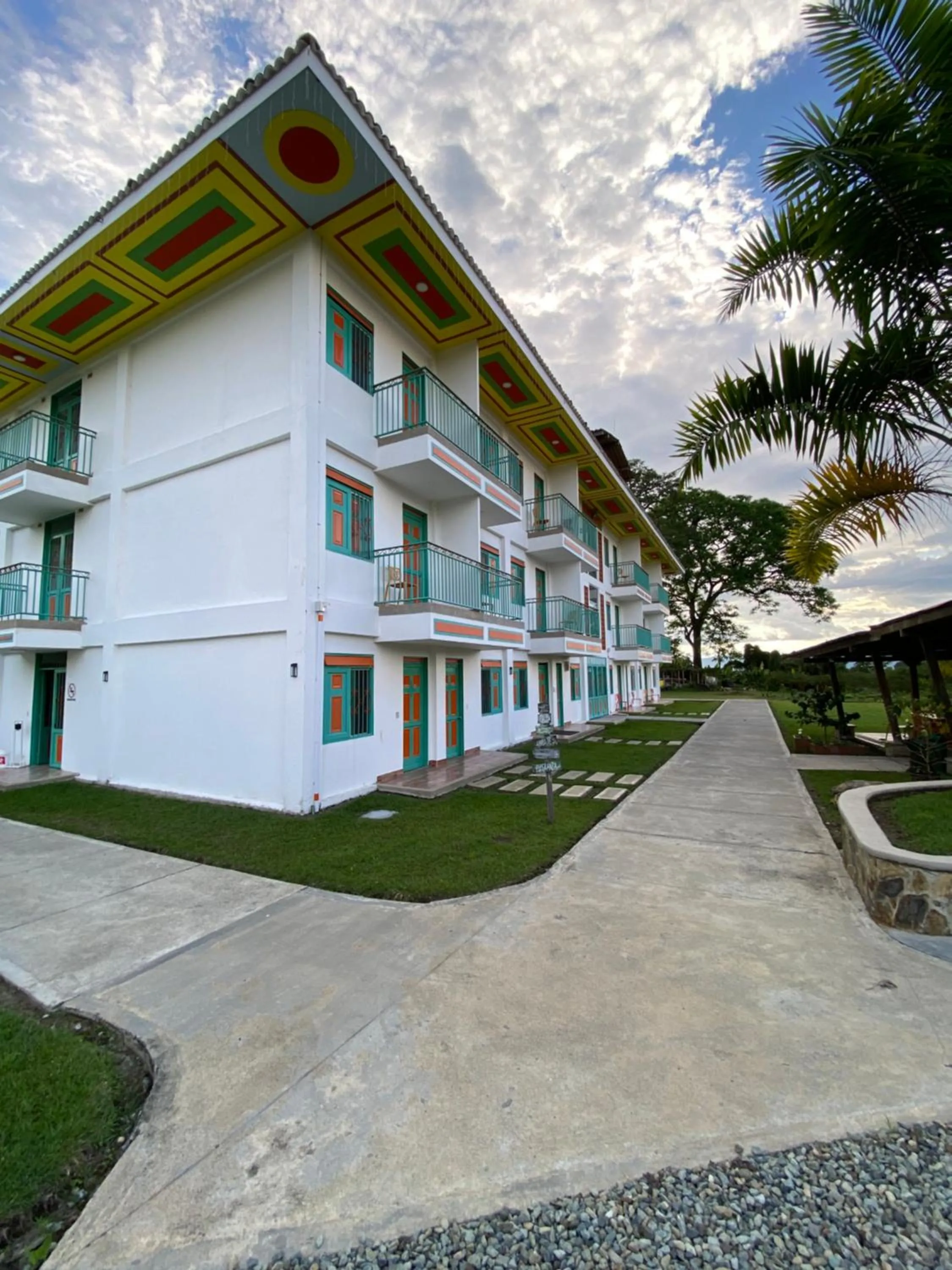 Property building in Hotel Campestre Paraiso Cafetero