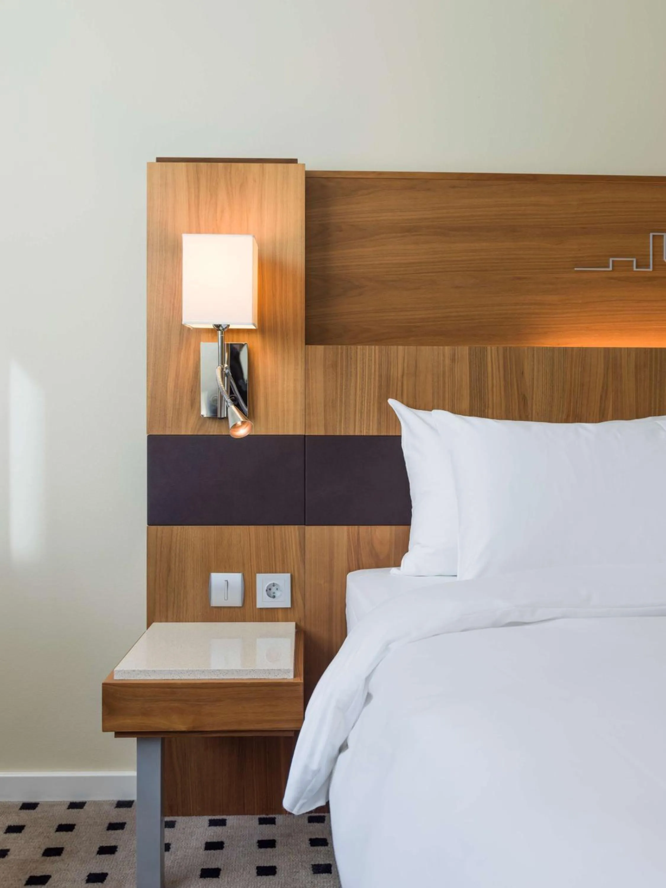 Bed in Radisson Blu Airport Terminal Hotel