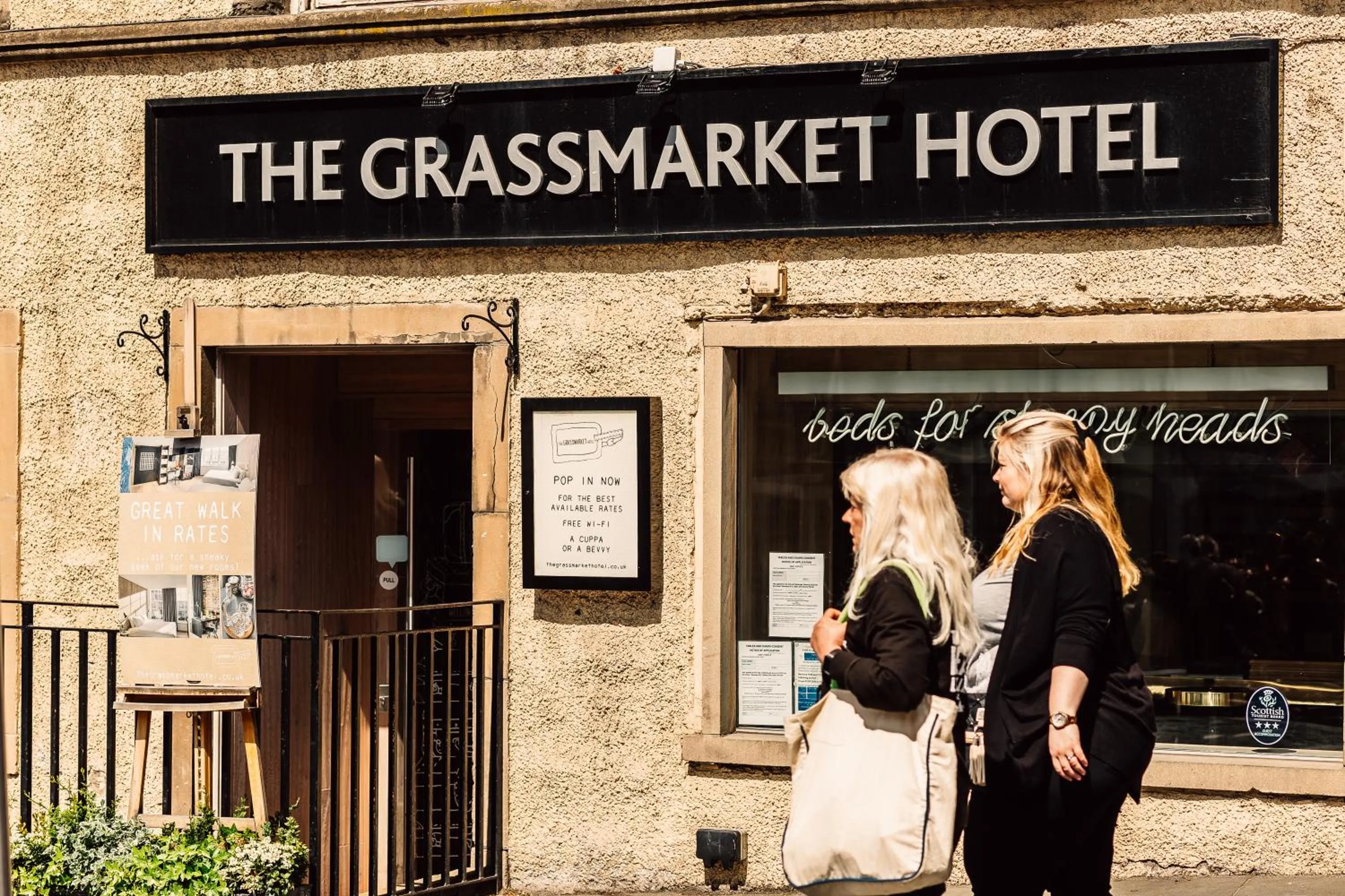 Property building in Grassmarket Hotel